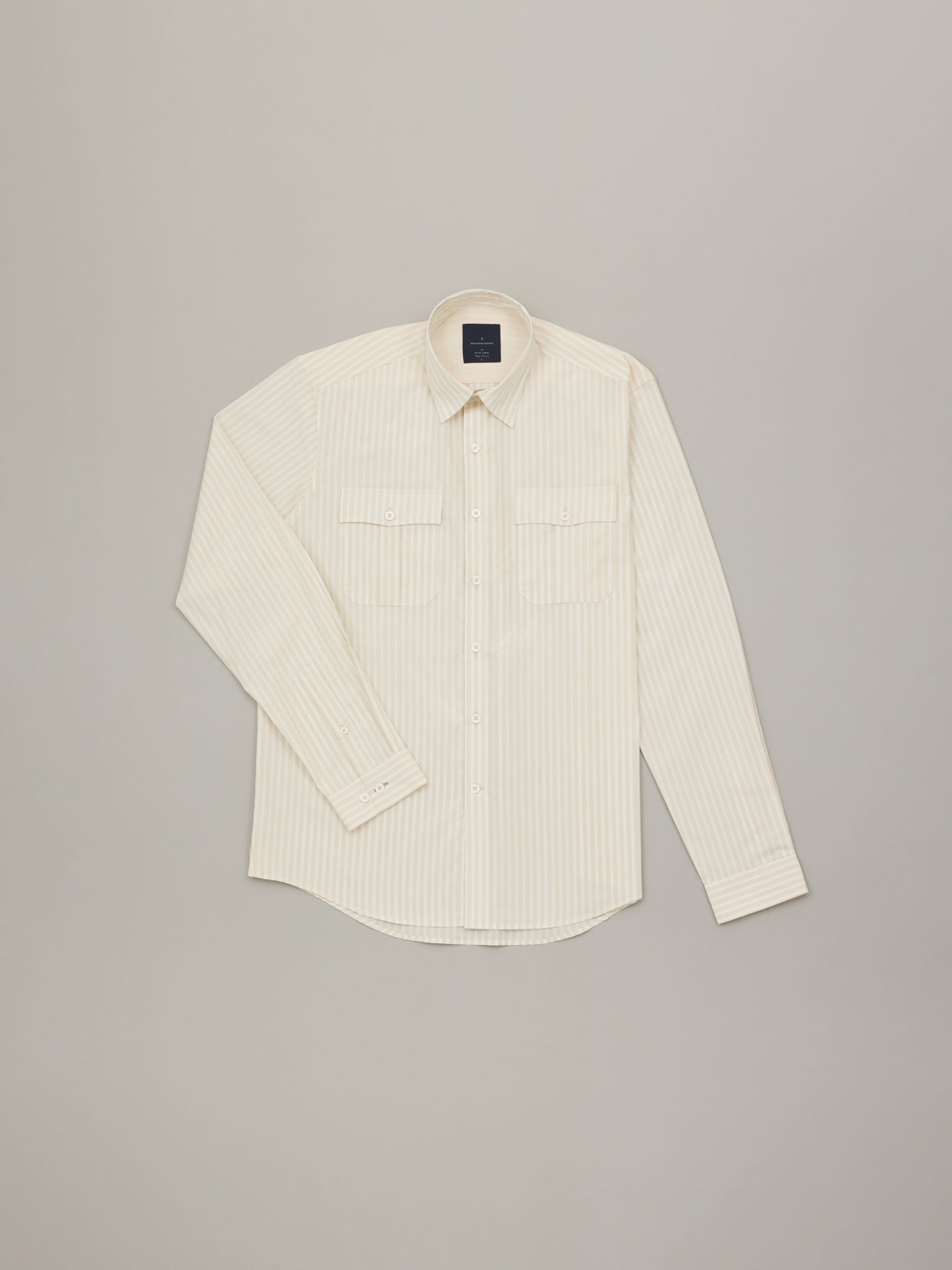 Nakagawa Sand Easy Care Pocket Stripe