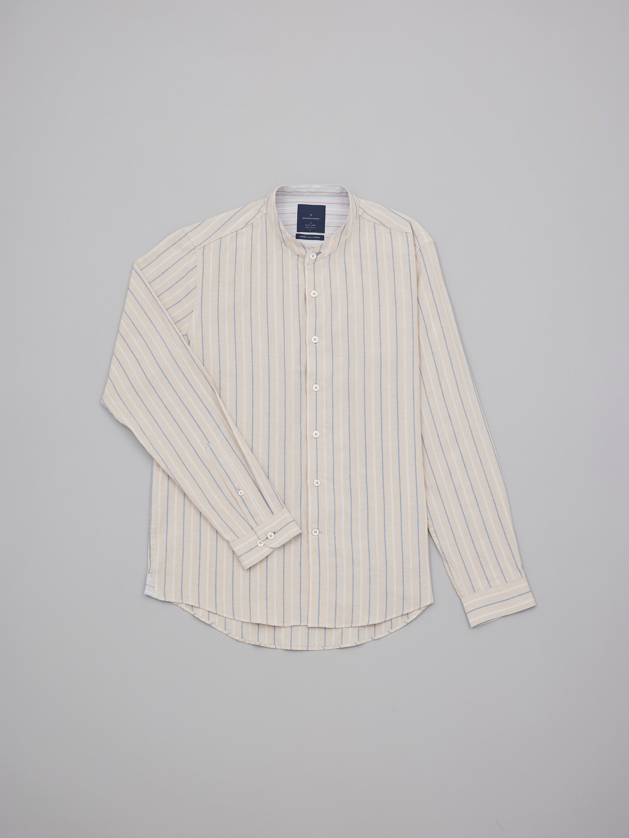 Tomoyoshi Sandshell Linen Stripe