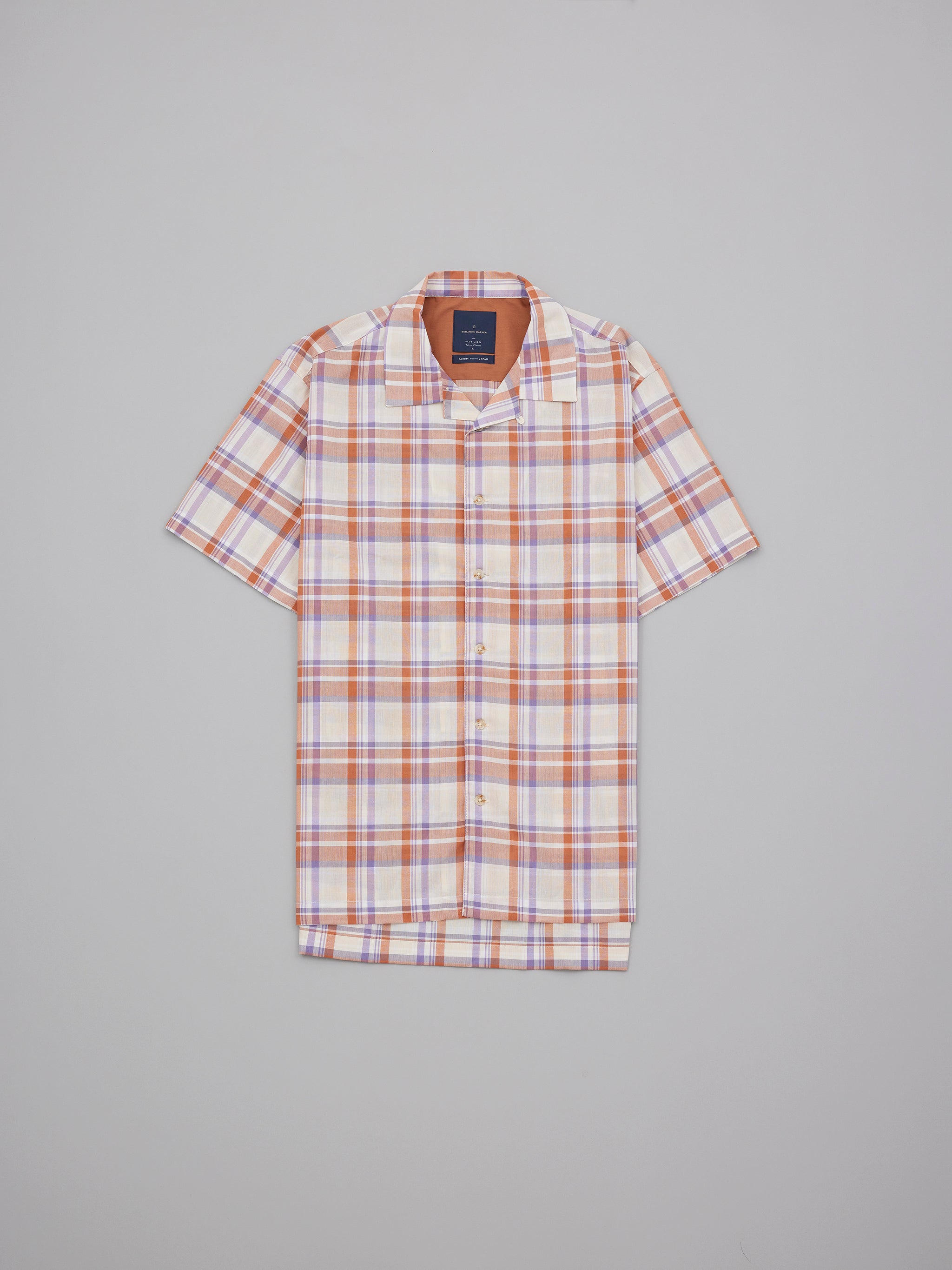 Yojiro Ecru Plaid Cuban