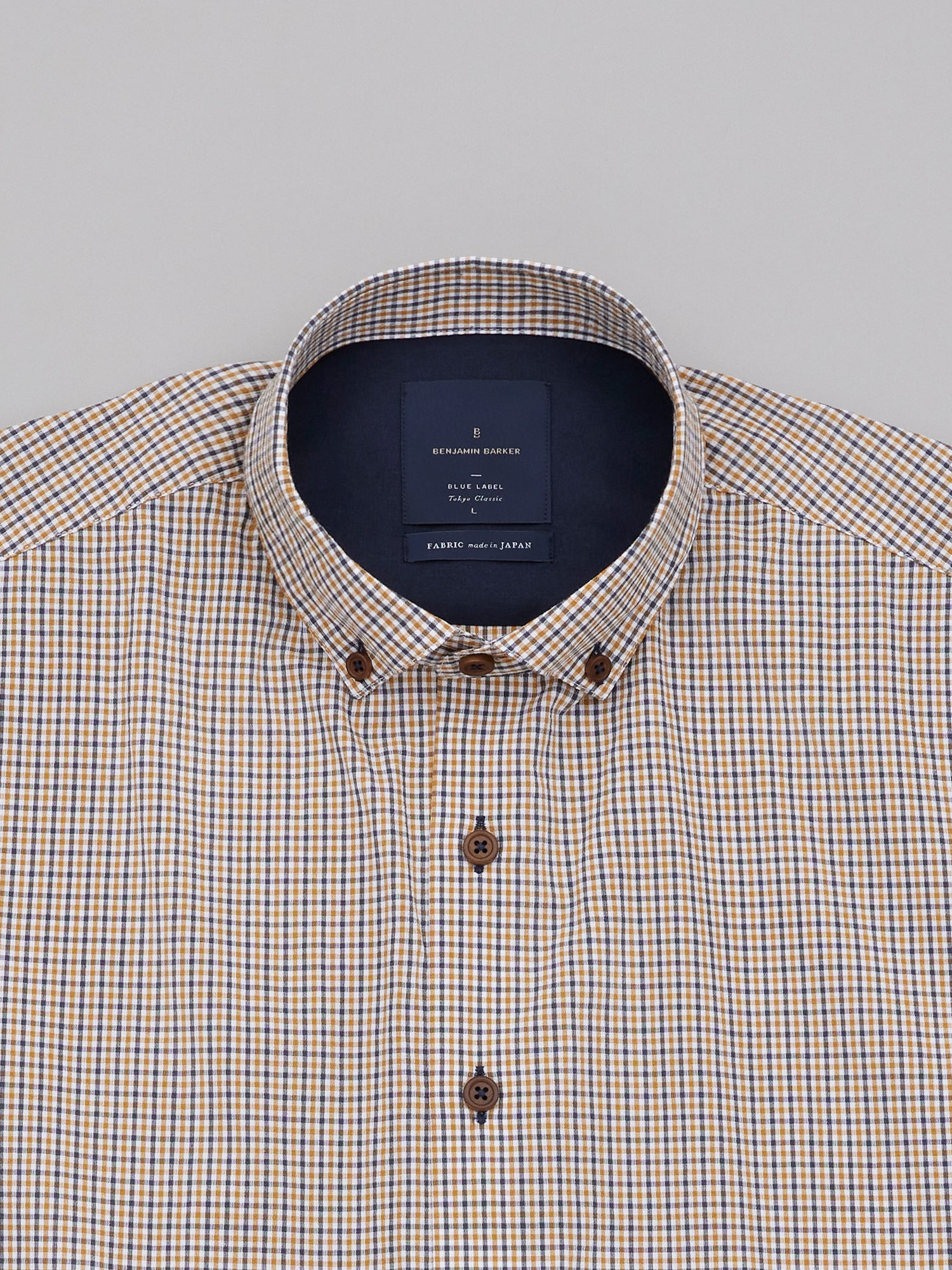 Amami Navy Button Down