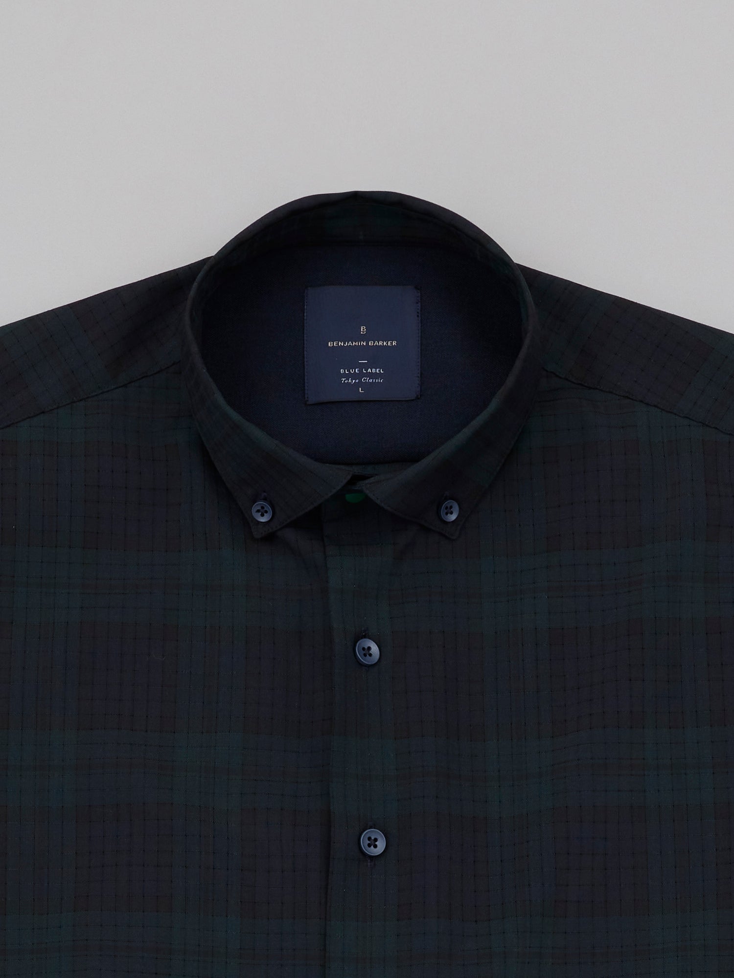 Yuhi Navy Button Down