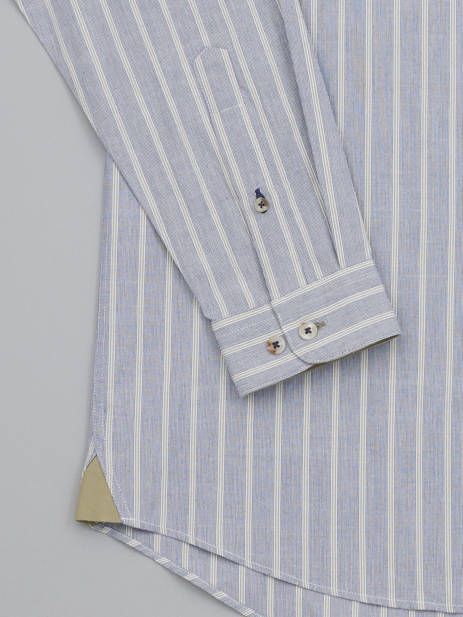Masato Navy Hairline Stripe