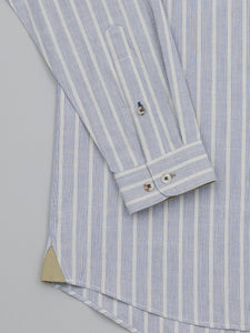 Masato Navy Hairline Stripe