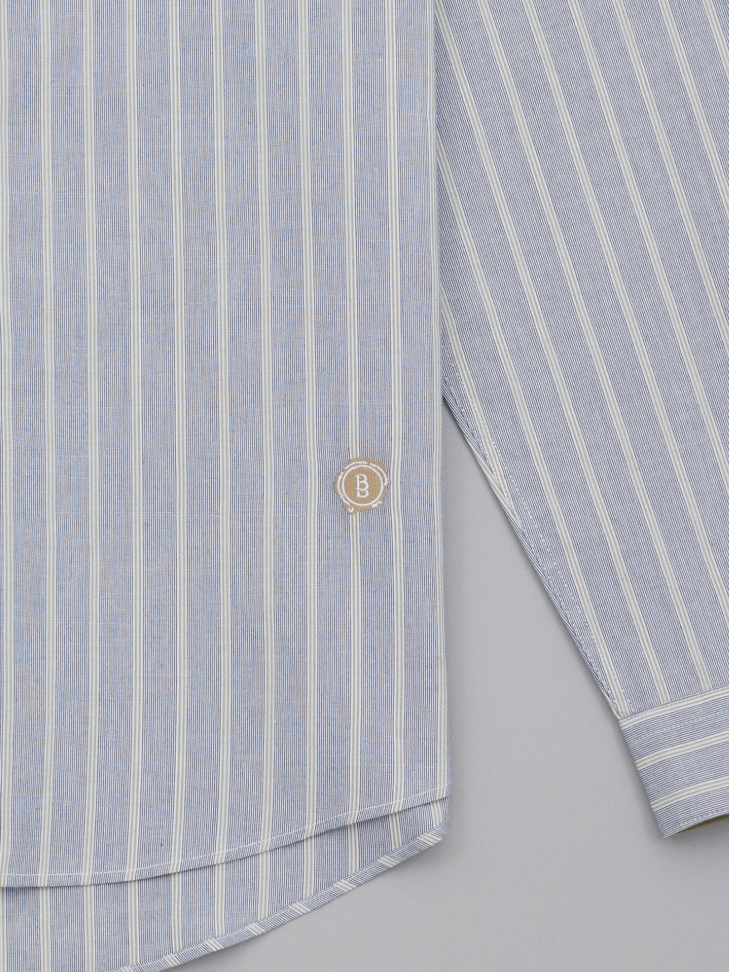 Masato Navy Hairline Stripe
