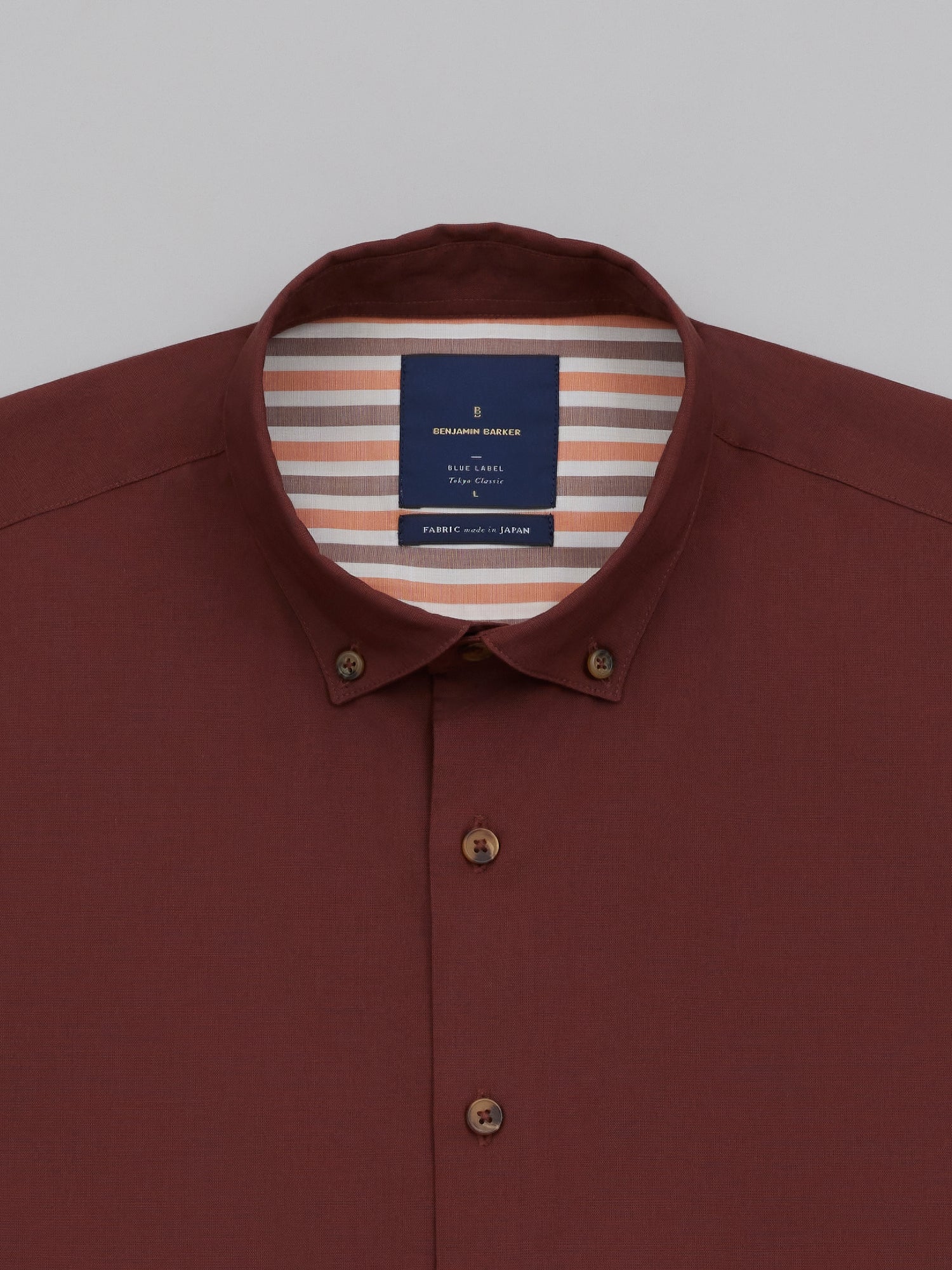 Ish Russet Button Down S/S