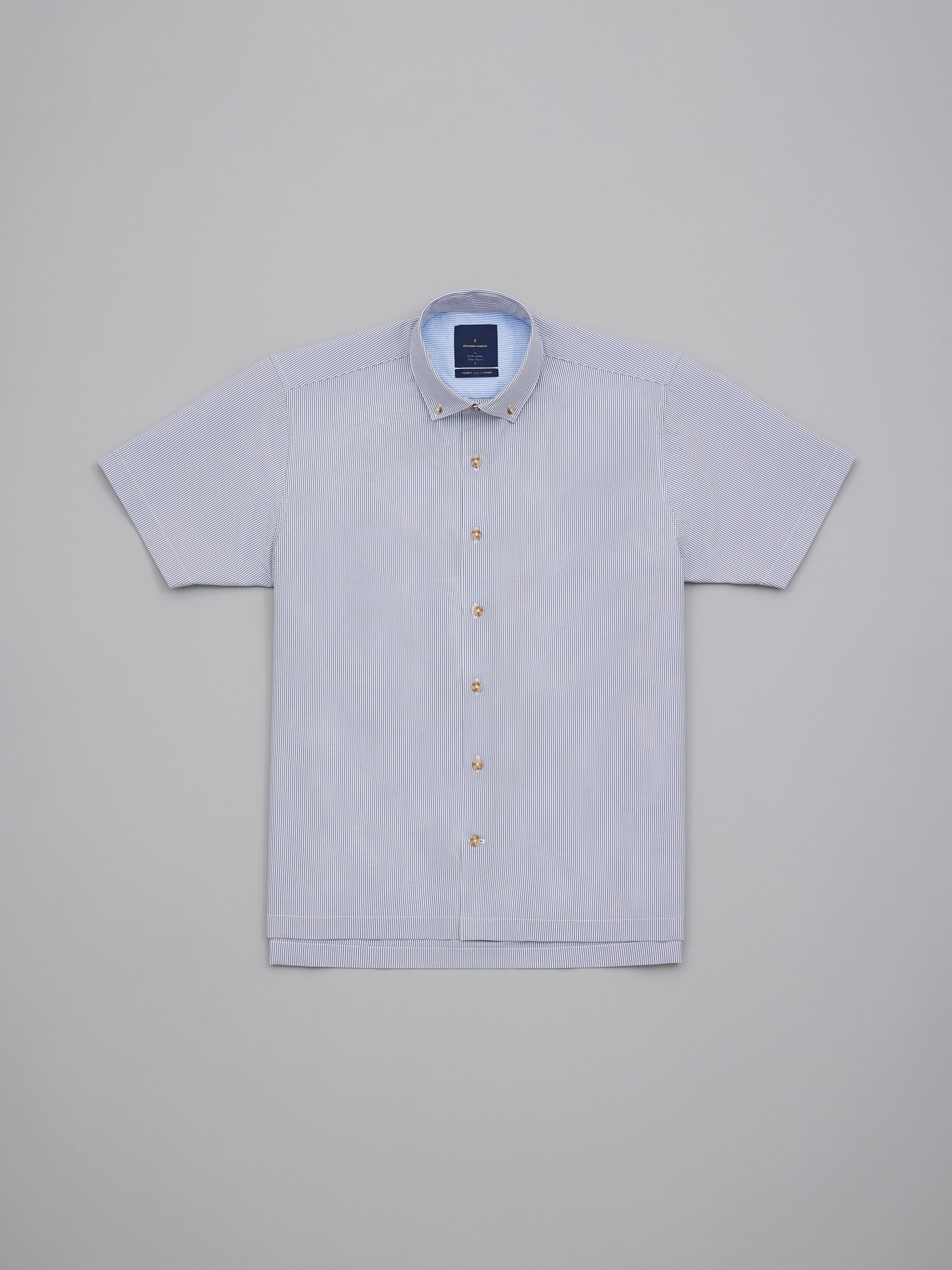 Hideki Ombre Button Down S/S