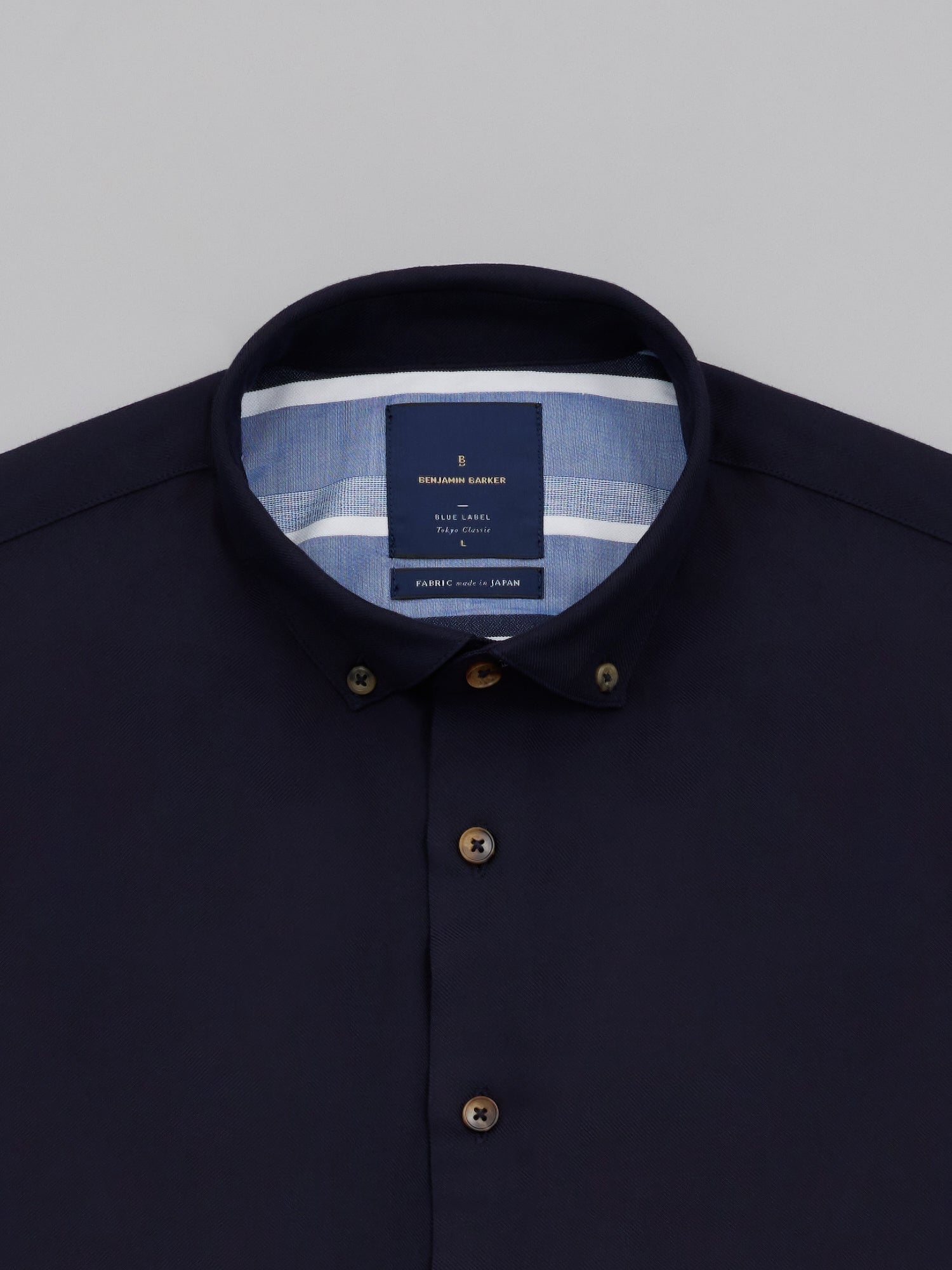 Yasai Ink Blue Button Down S/S