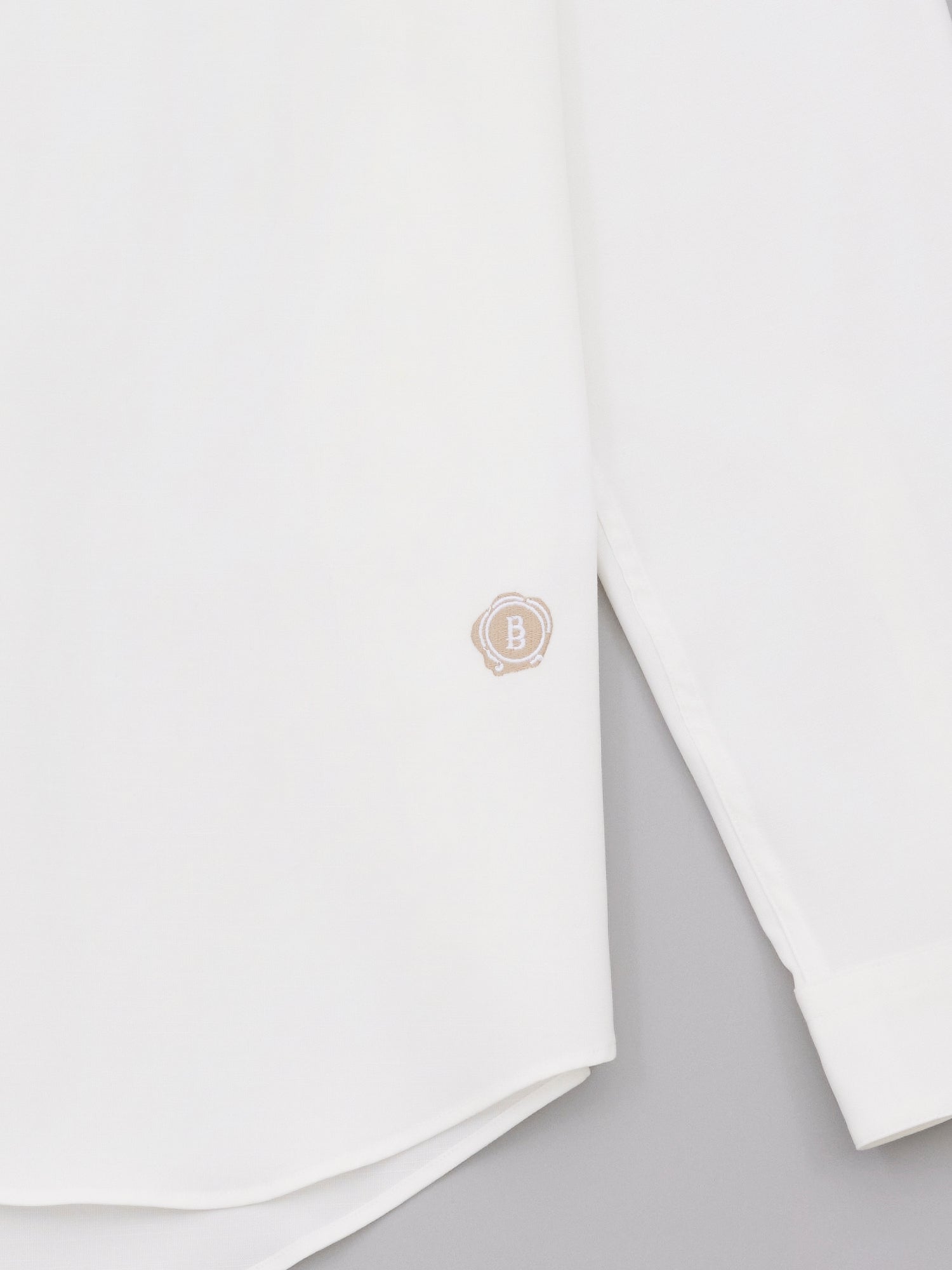 Yasuhiro White Linen Button Down