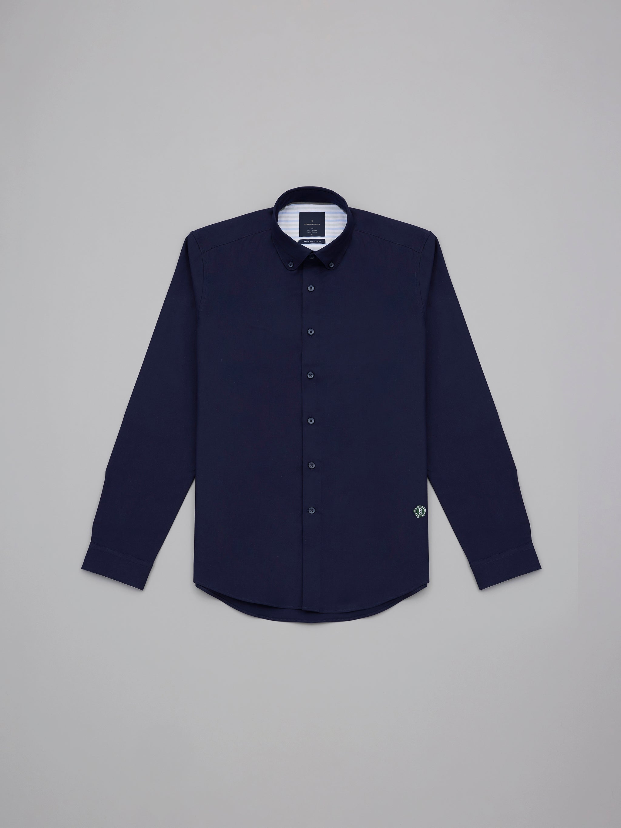 Takashi Navy Button Down