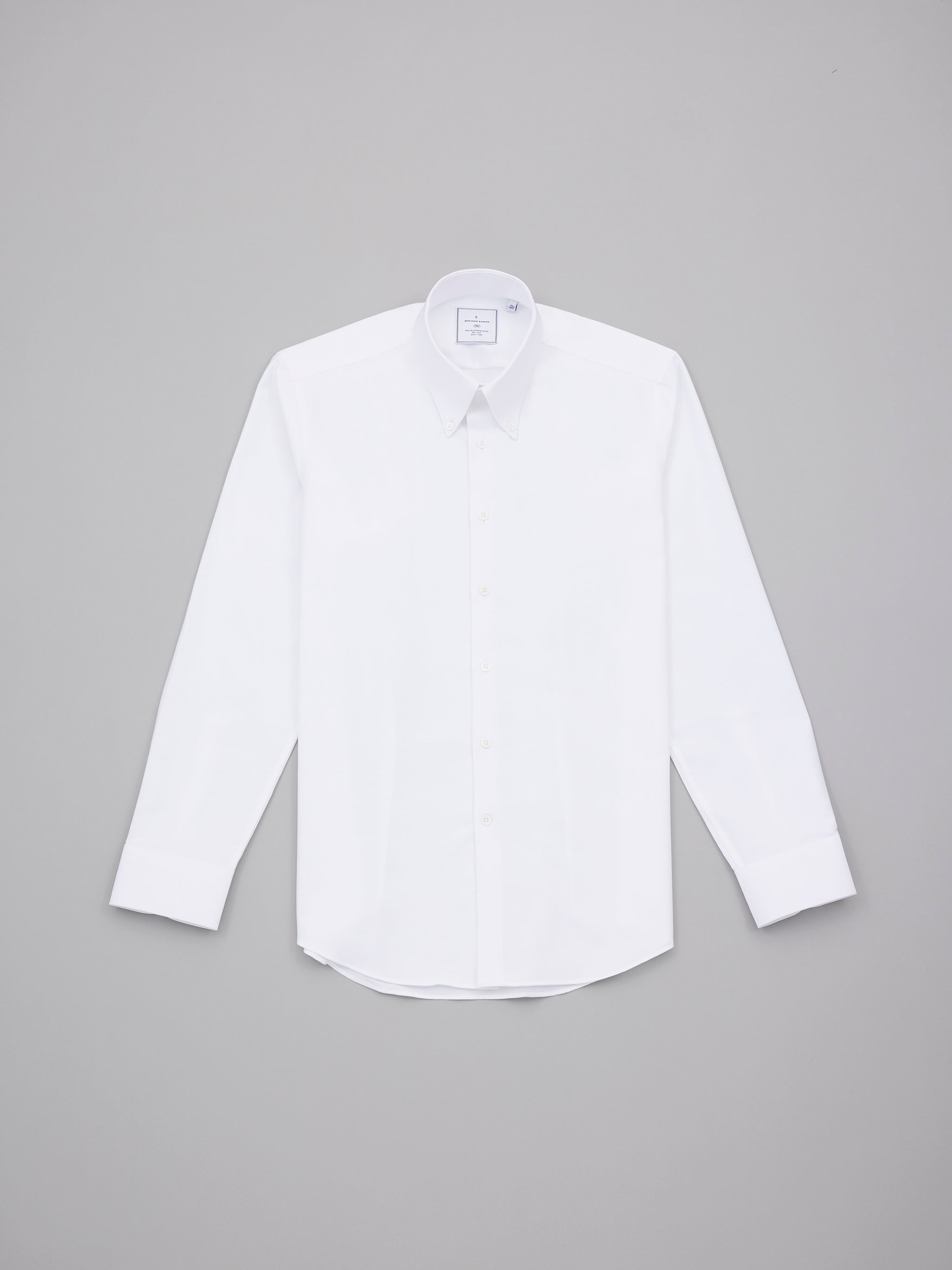 100/2 Perfect White Supima in Button Down