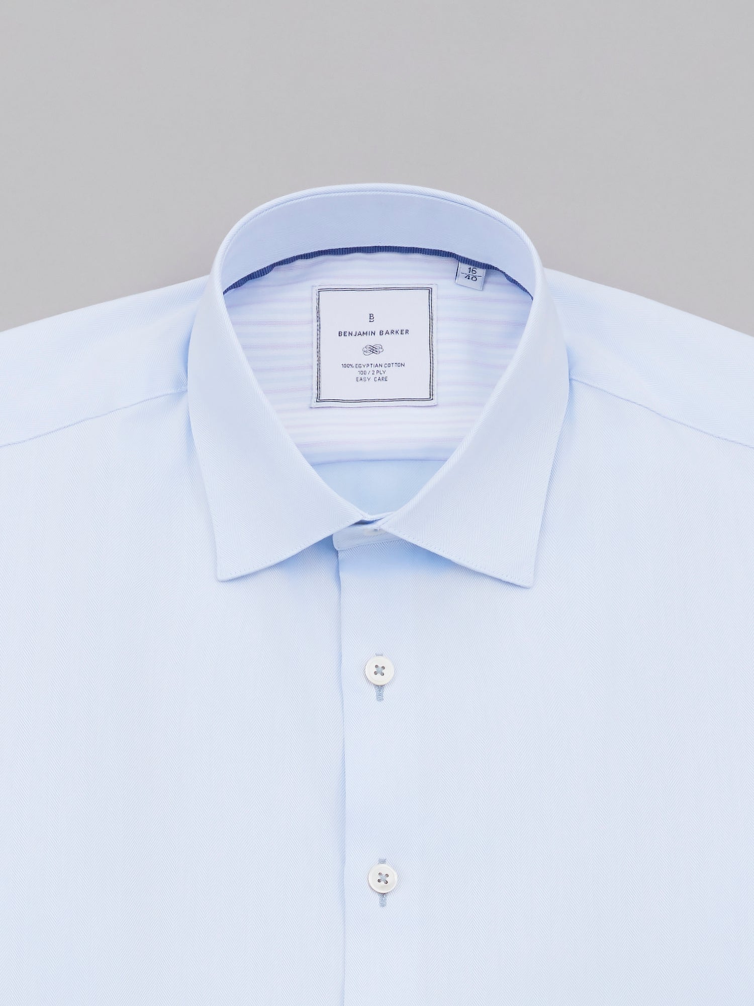 100/2 Perfect Blue in Herringbone
