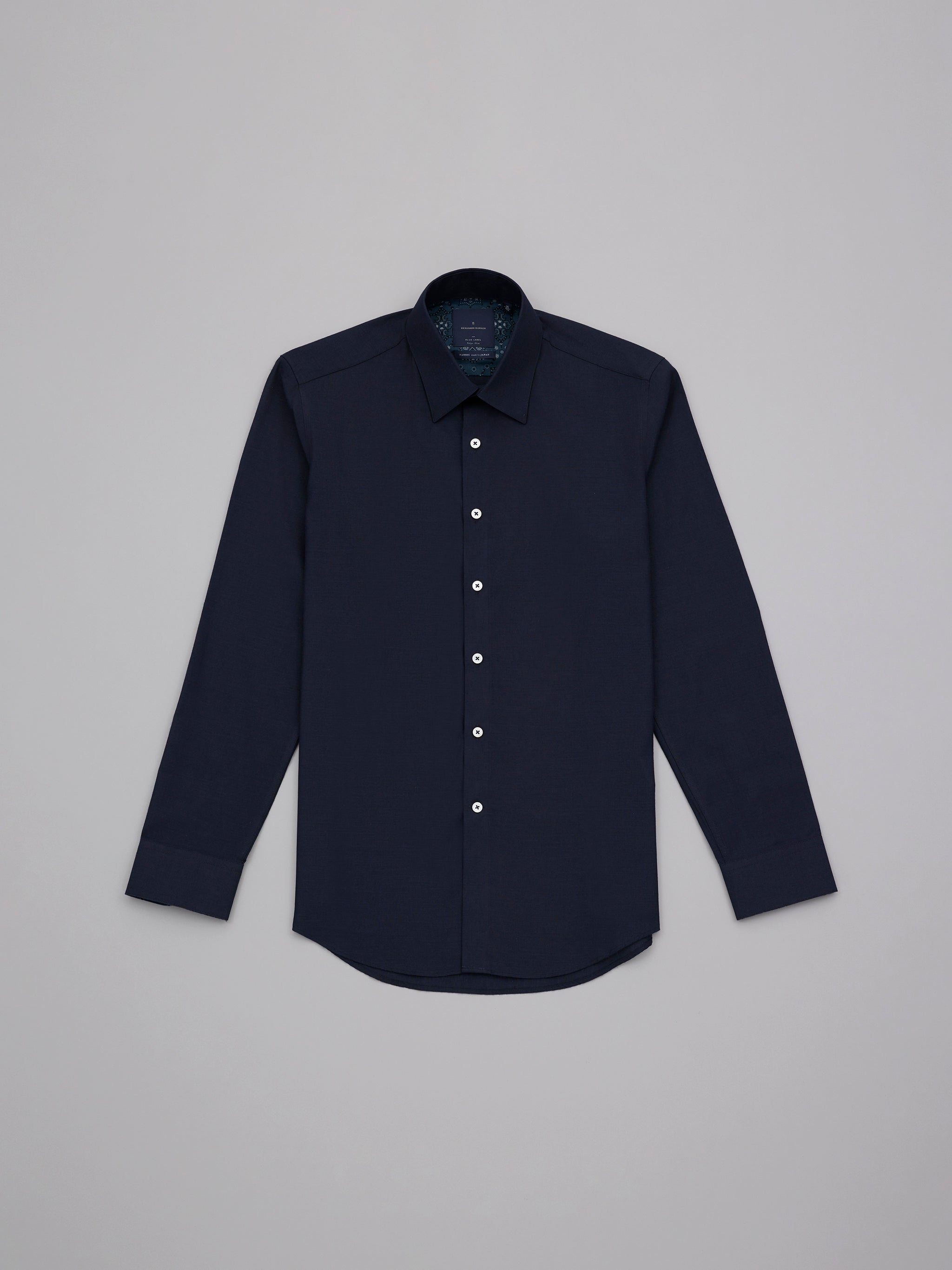 Ueda Navy Albini Extralino Linen