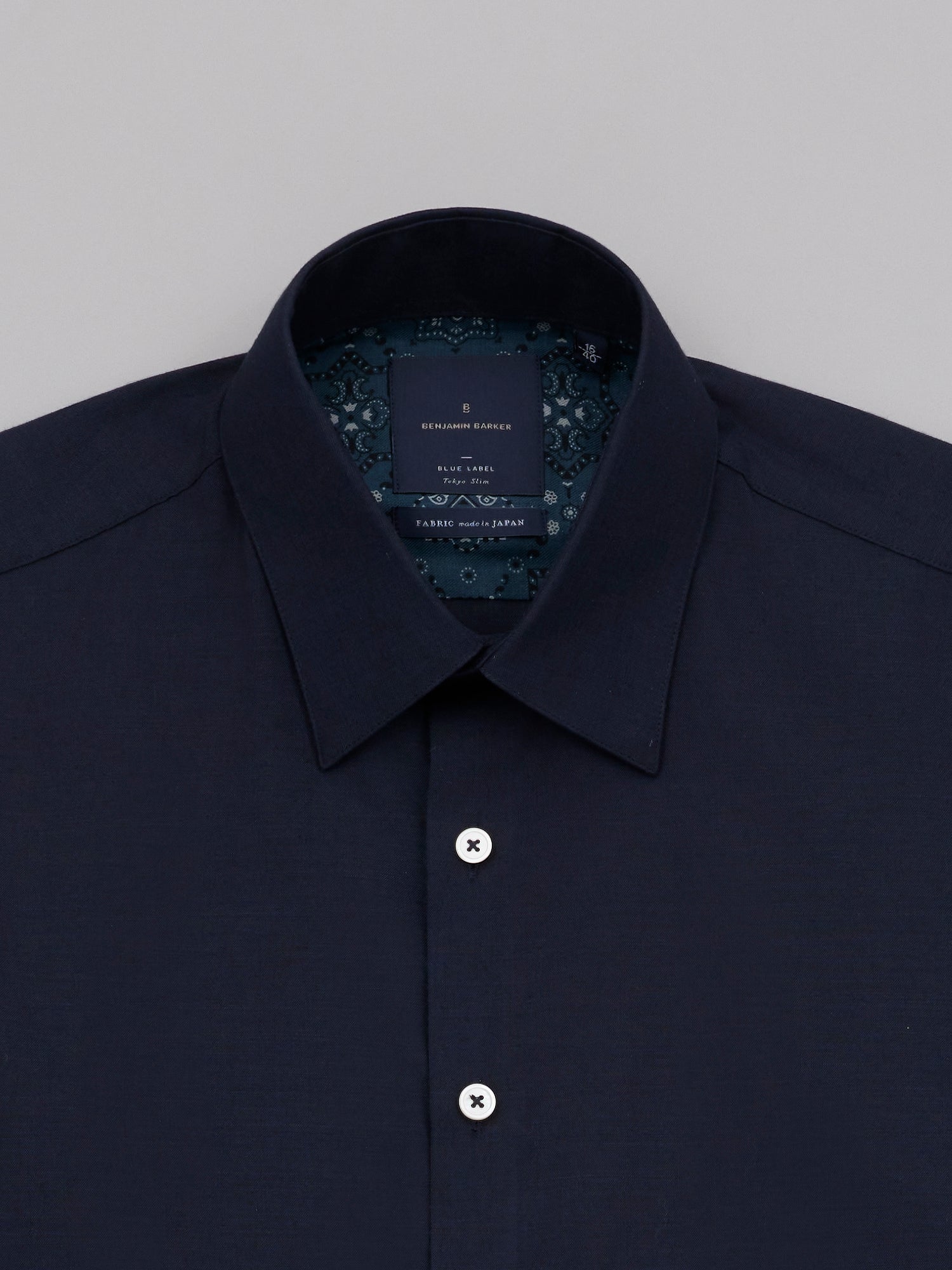 Ueda Navy Albini Extralino Linen