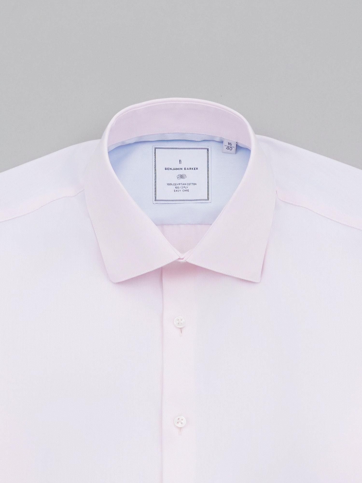 100/2 Perfect Pink in Herringbone