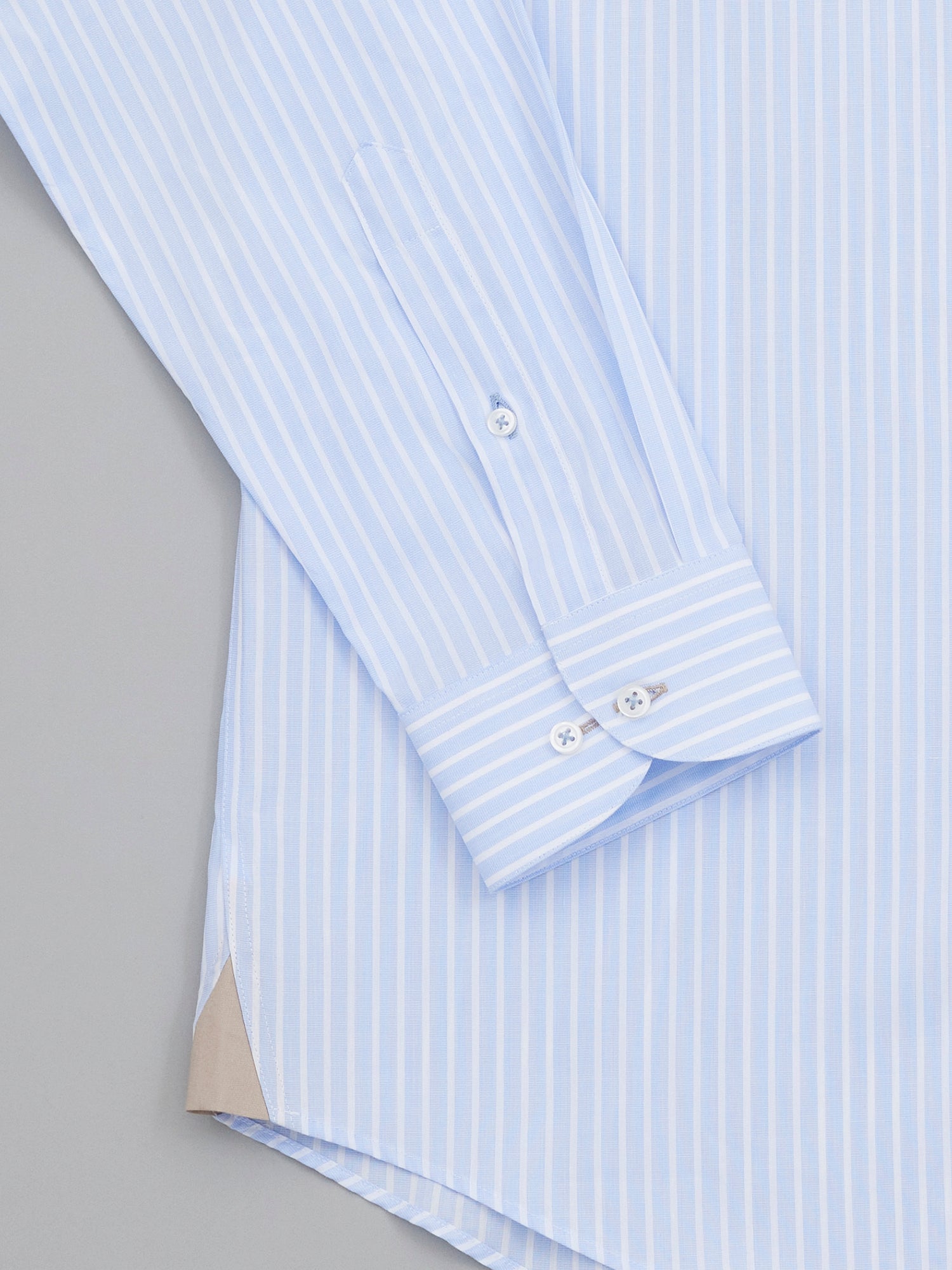 Nakamura Sky Blue Easy Care Stripe