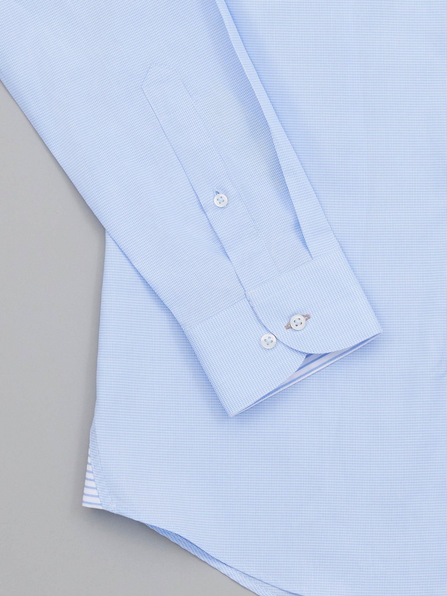 Hoshiba Sky Blue Easy Care Mini Check