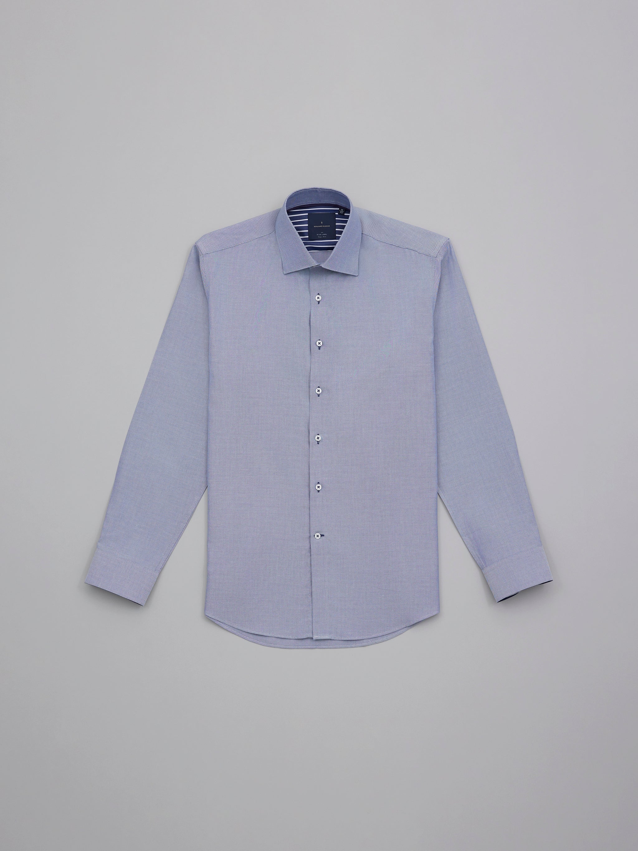 Kimura Navy Easy Care Tencel Oxford