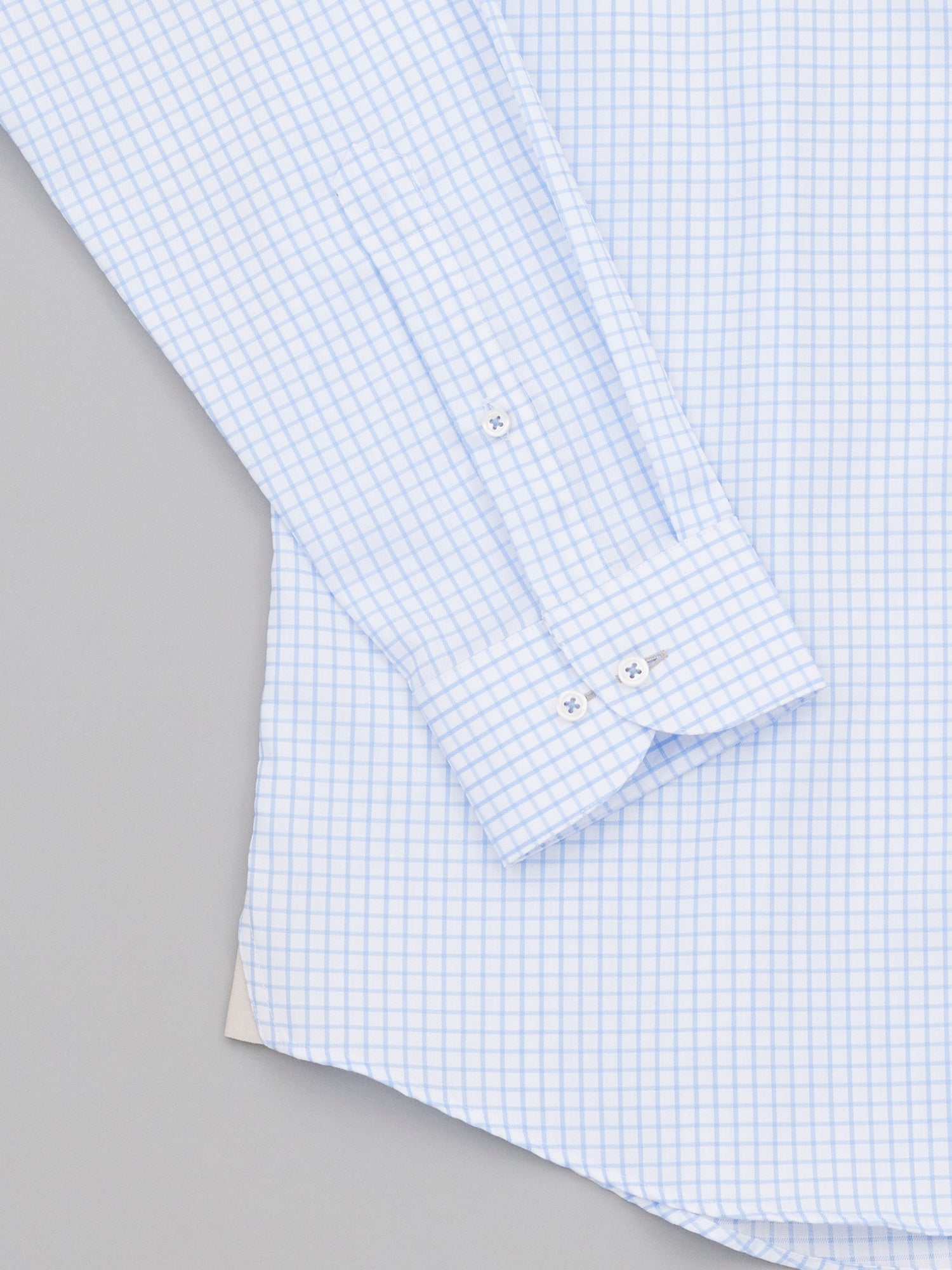 Sanzai Sky Blue Easy Care Check