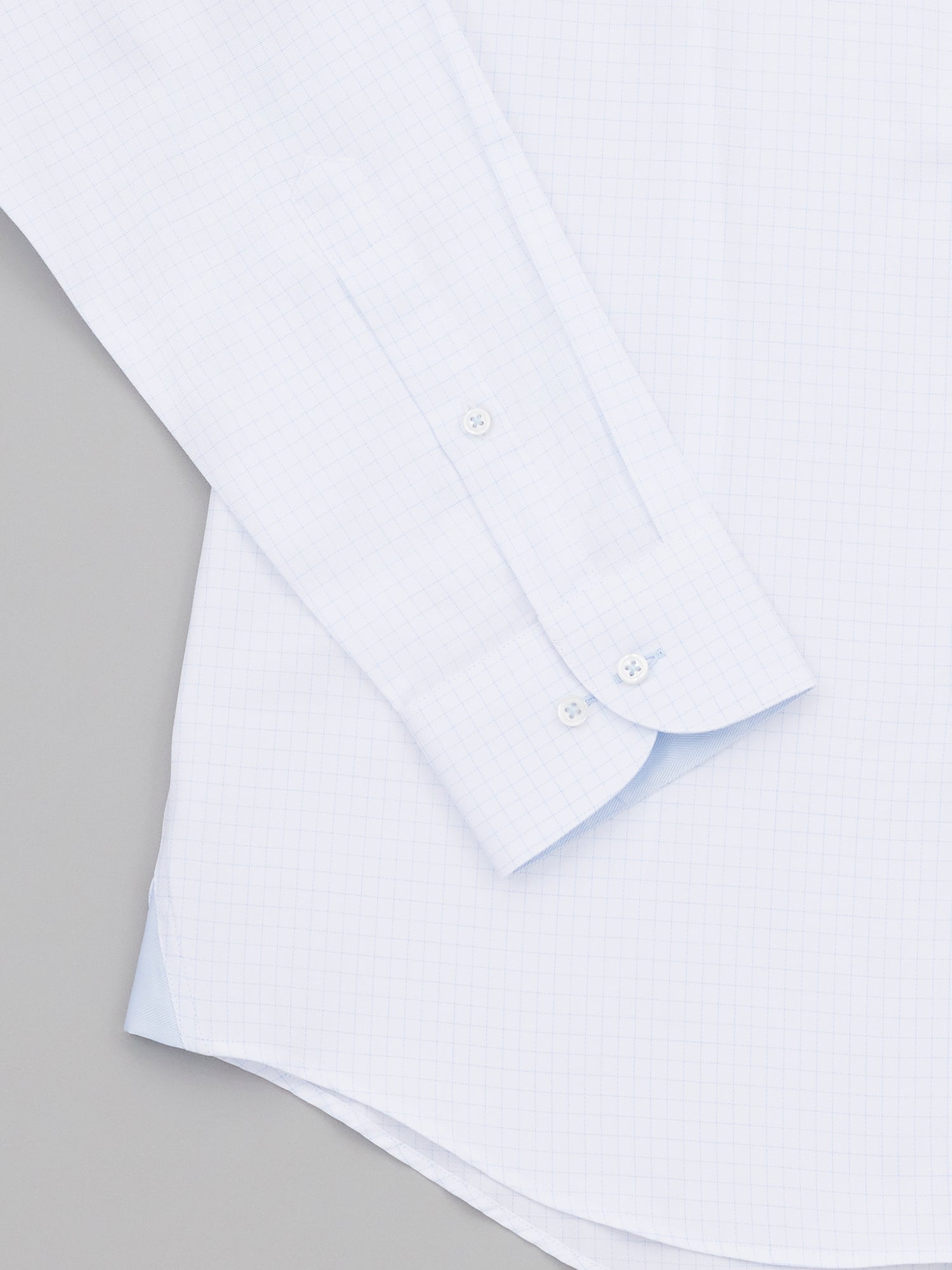 Shoji Sky Blue Easy Care Graph Check