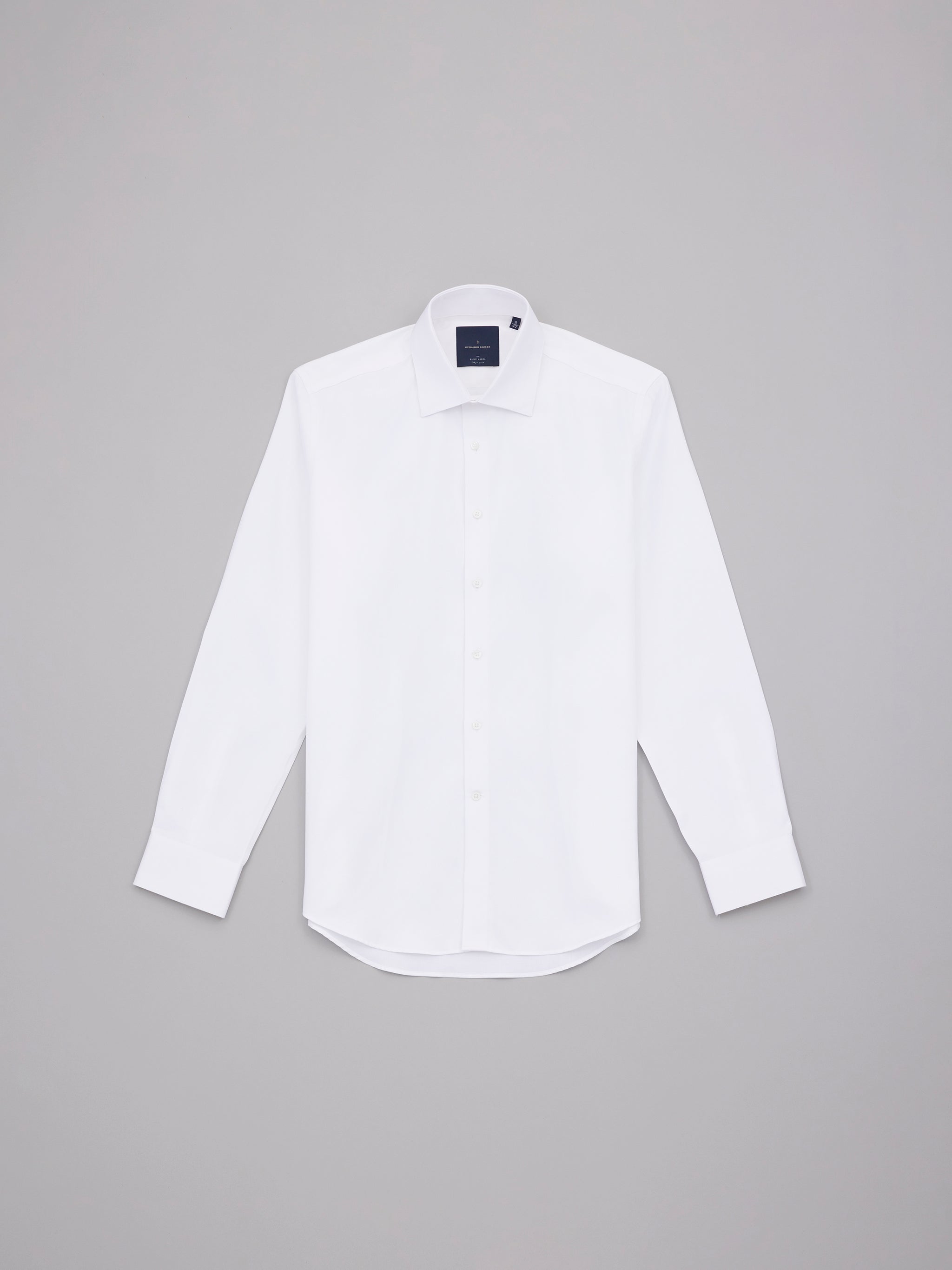 Konishi White Easy Care Herringbone