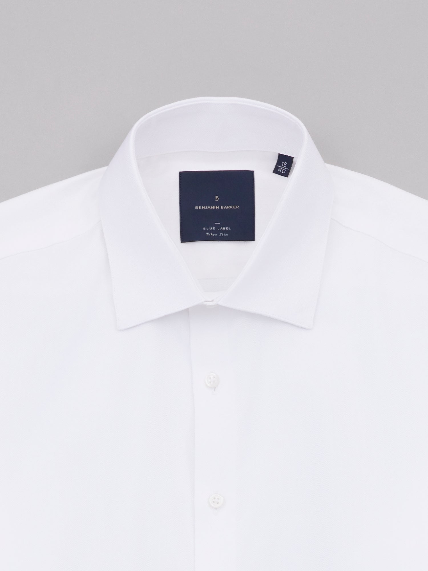 Konishi White Easy Care Herringbone