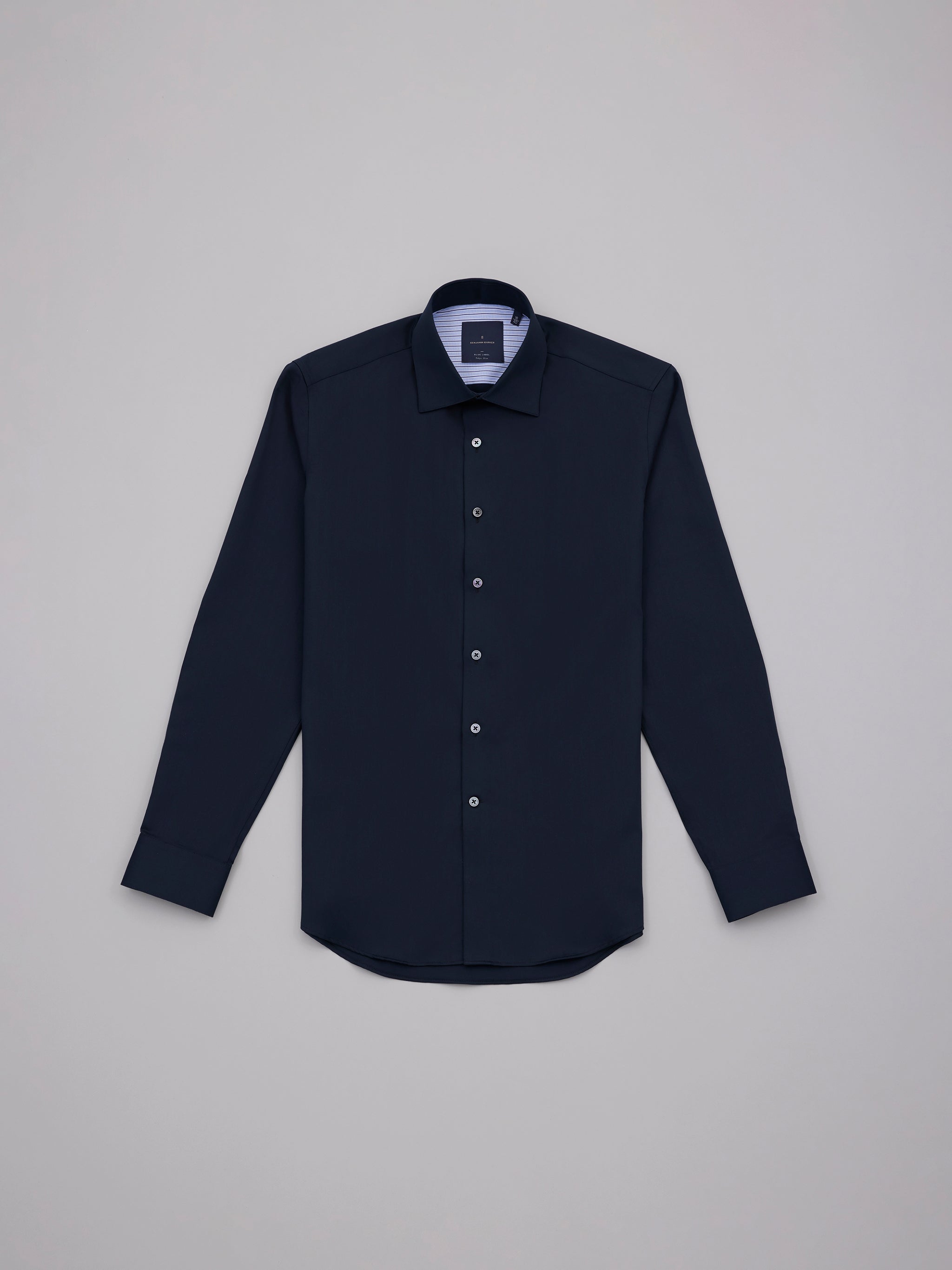 Kashuku Inkblue Easy Care Herringbone