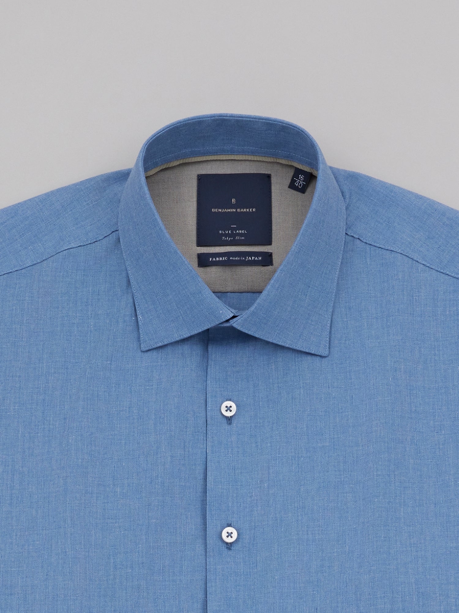 Ryohei Blue Chambray Easy Care