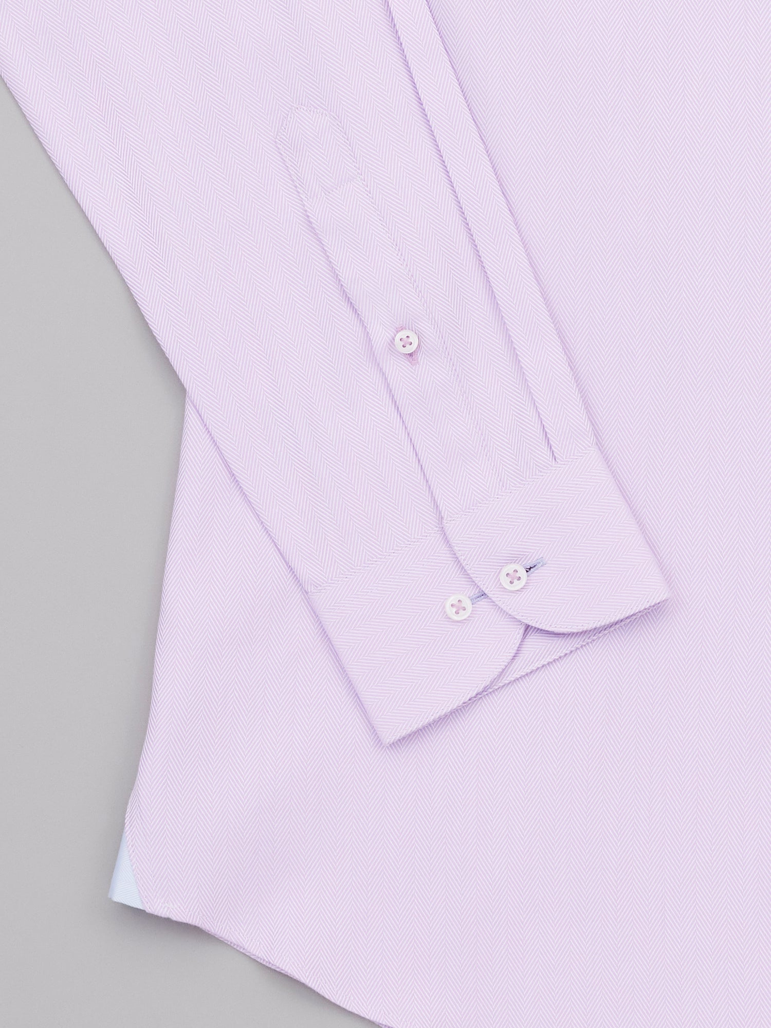 Kazuo Lilac Easy Care Herringbone