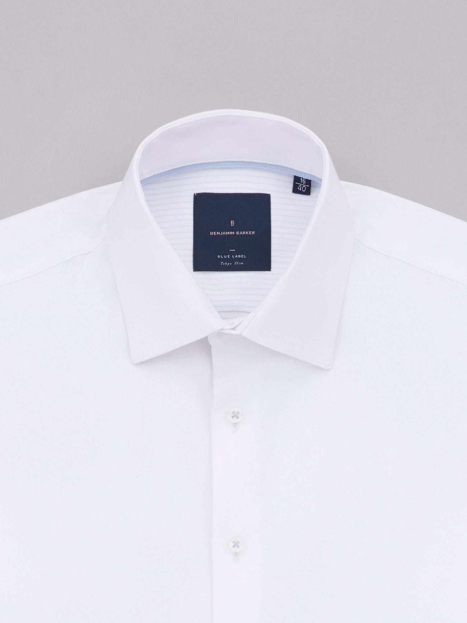 Konishi White Easy Care Herringbone