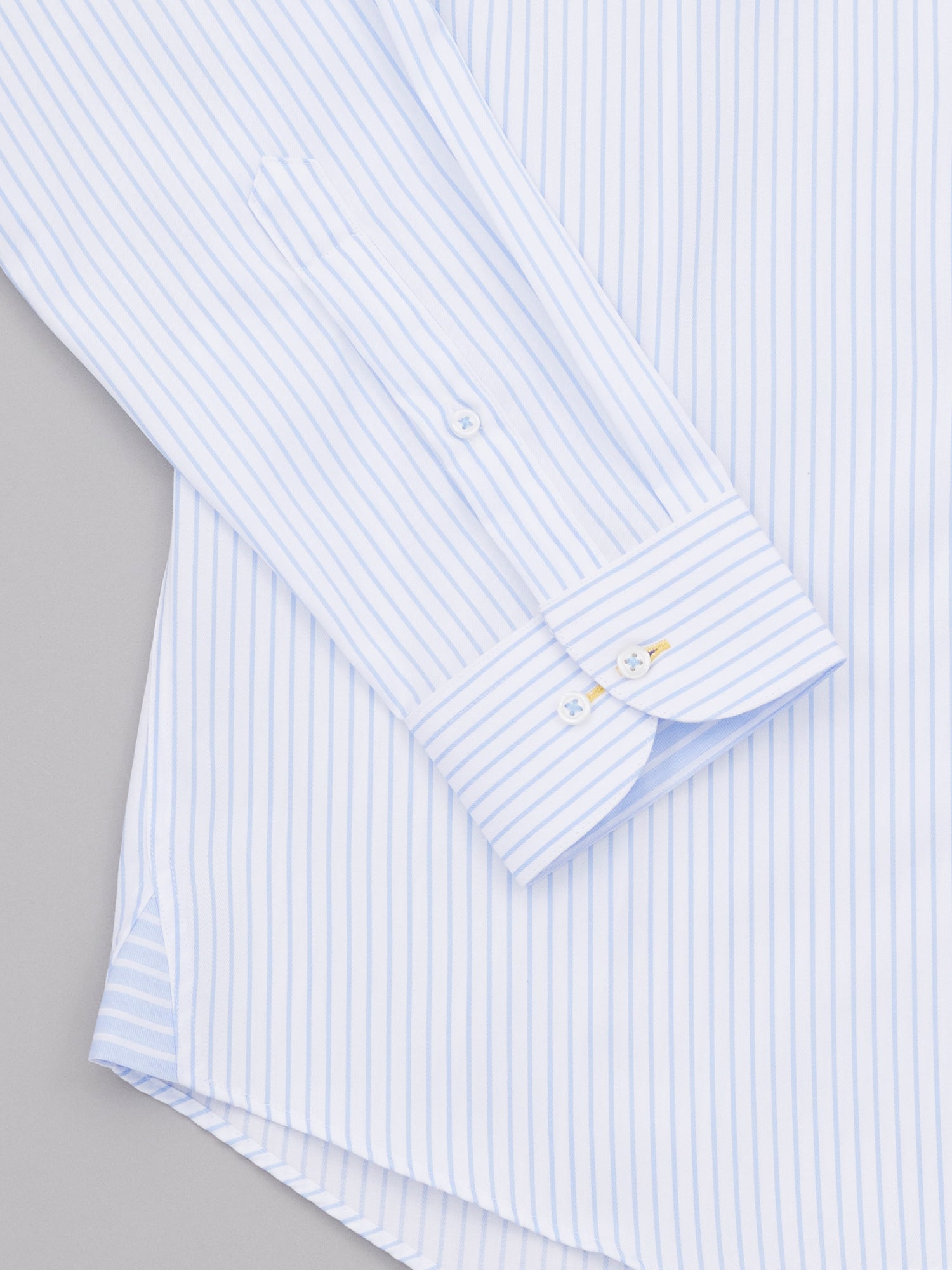 Ish Sky Blue Easy Care Stripe