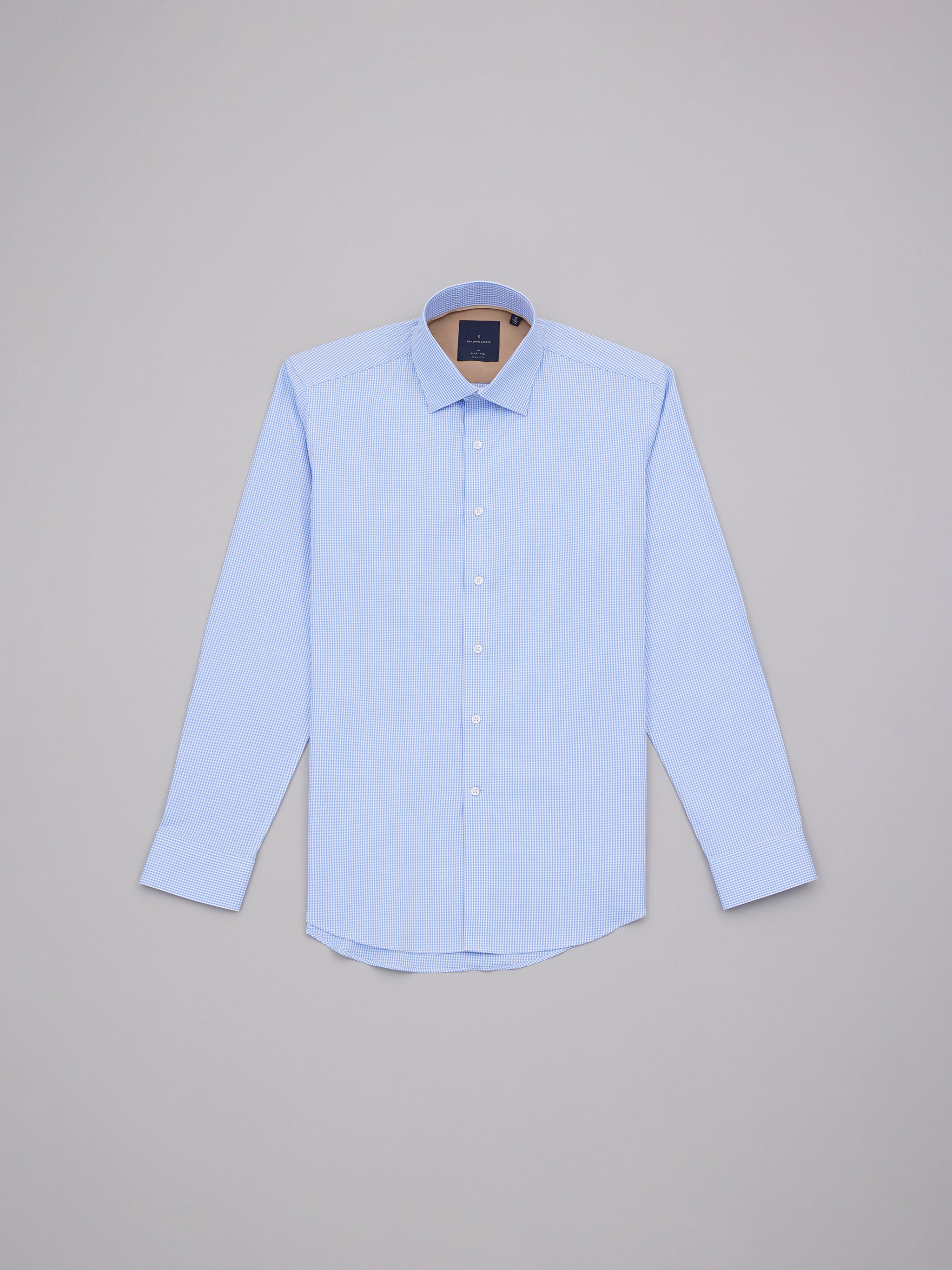 Aki Provence Blue Easy Care Mini Check