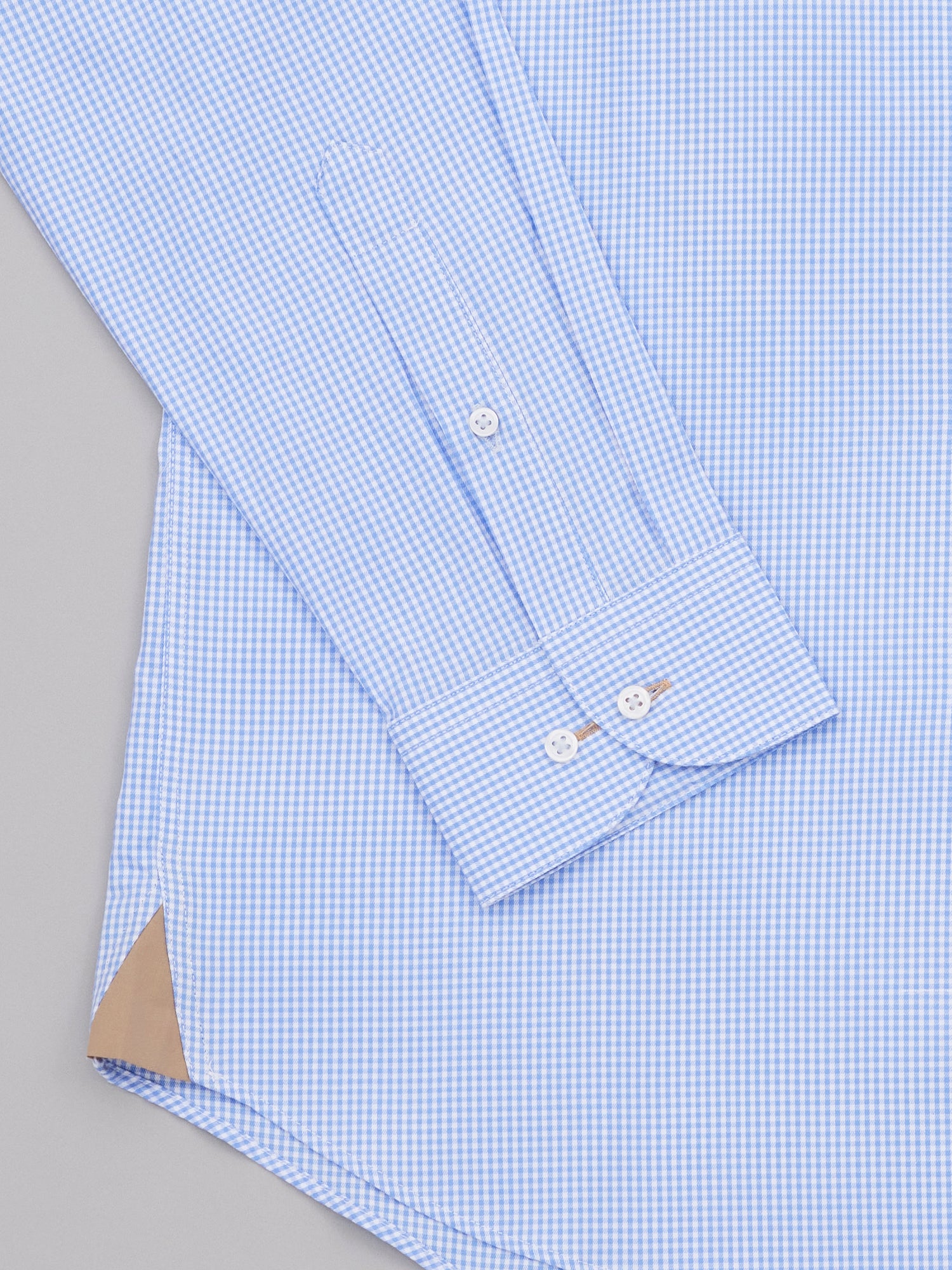 Aki Provence Blue Easy Care Mini Check