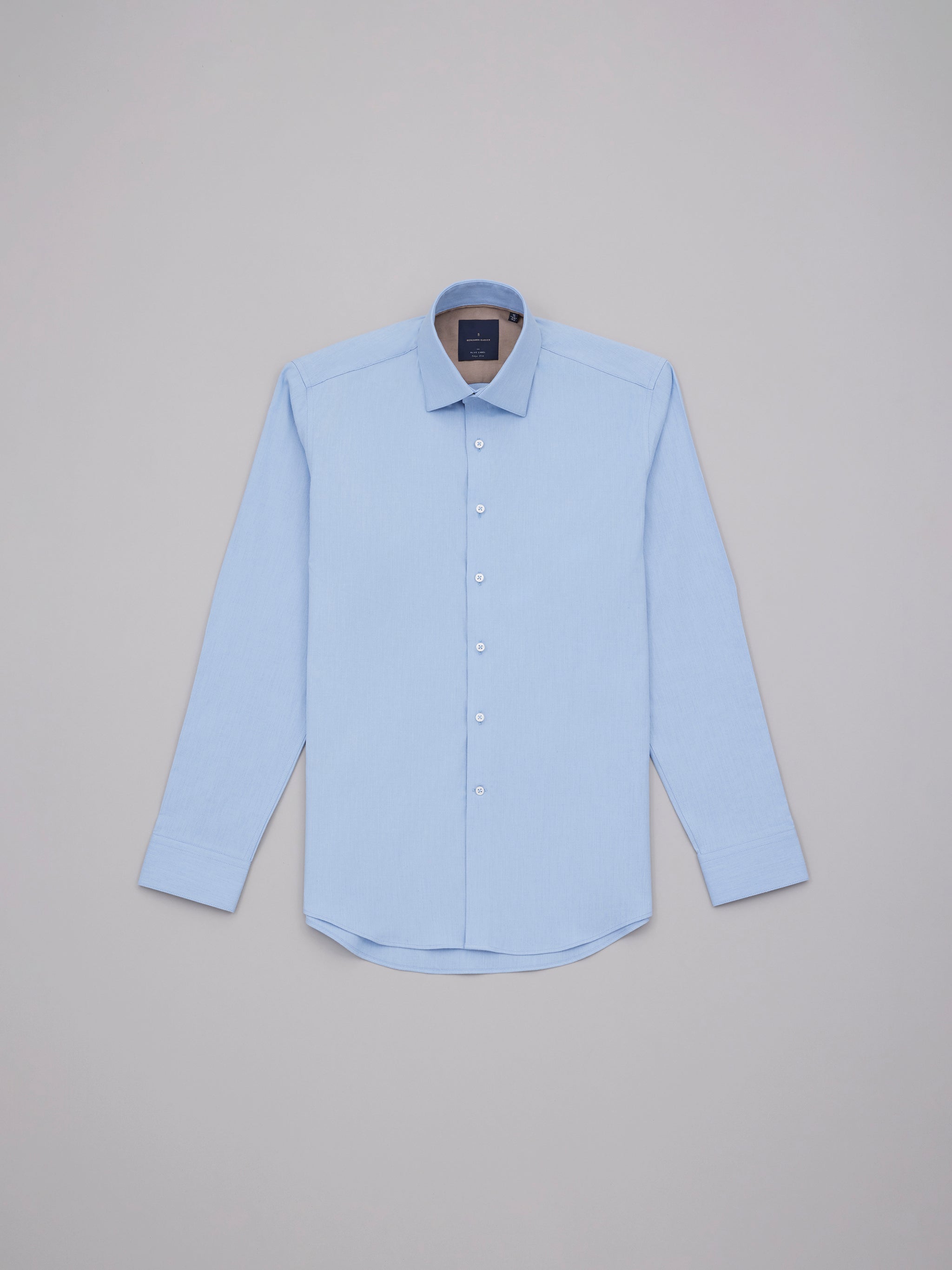 Inaba Blue Easy Care Brushed Twill