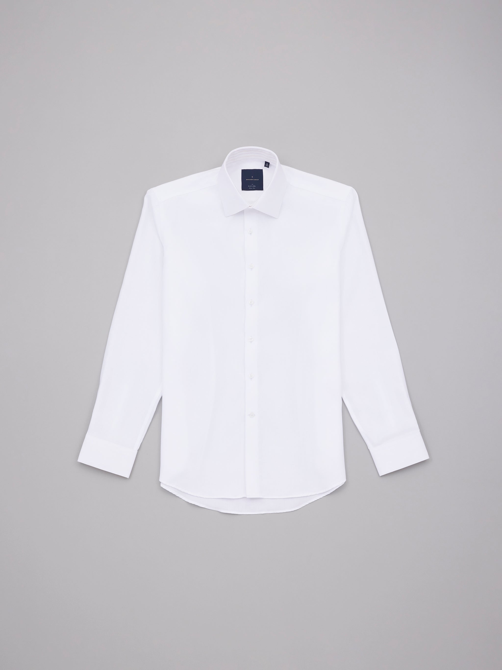 Yohei White Easy Care Herringbone
