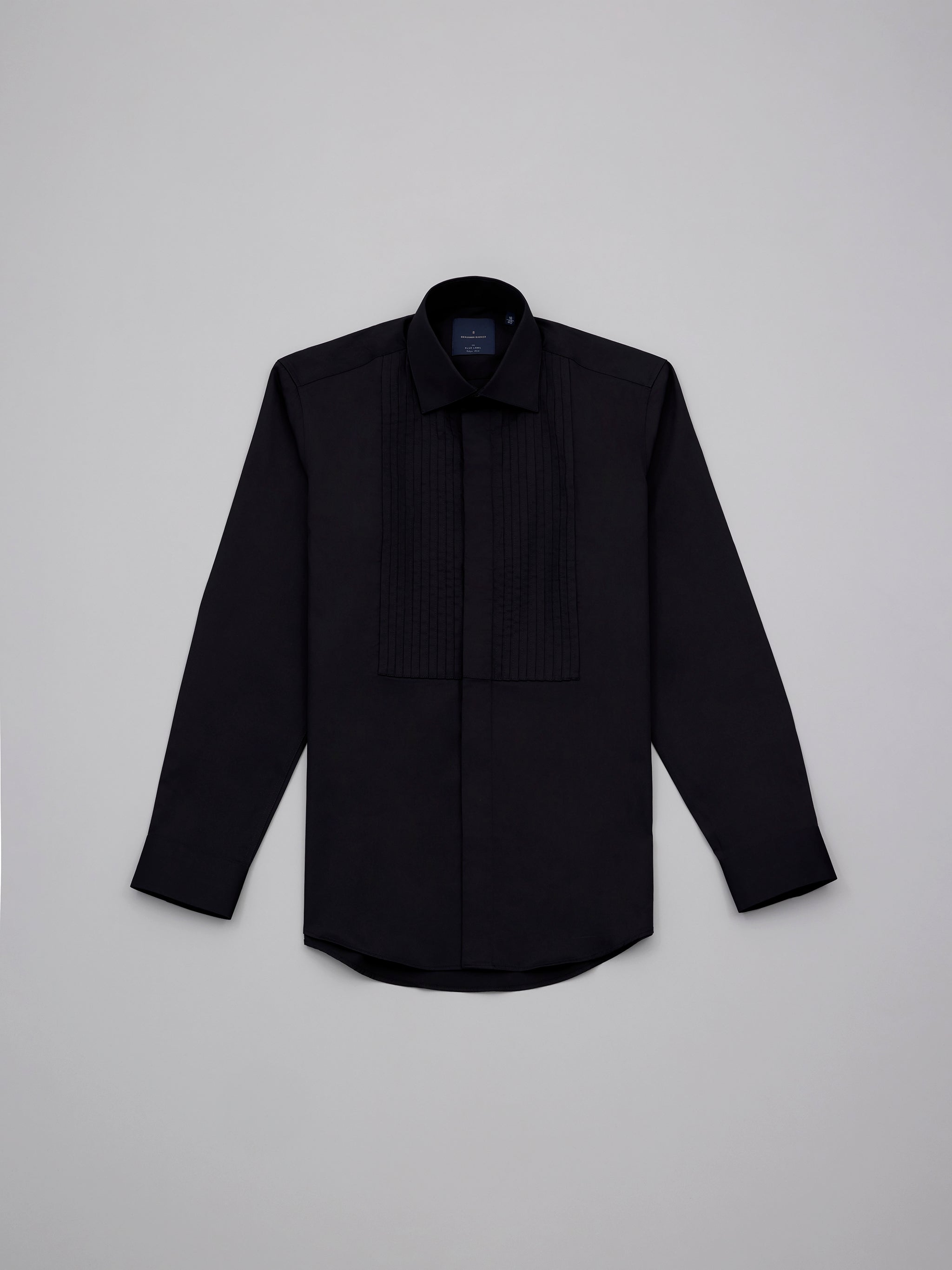 Miziko Black Easy Care Tux Shirt