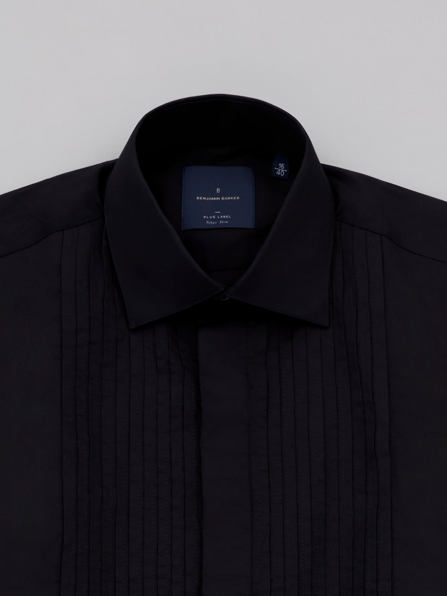 Miziko Black Easy Care Tux Shirt