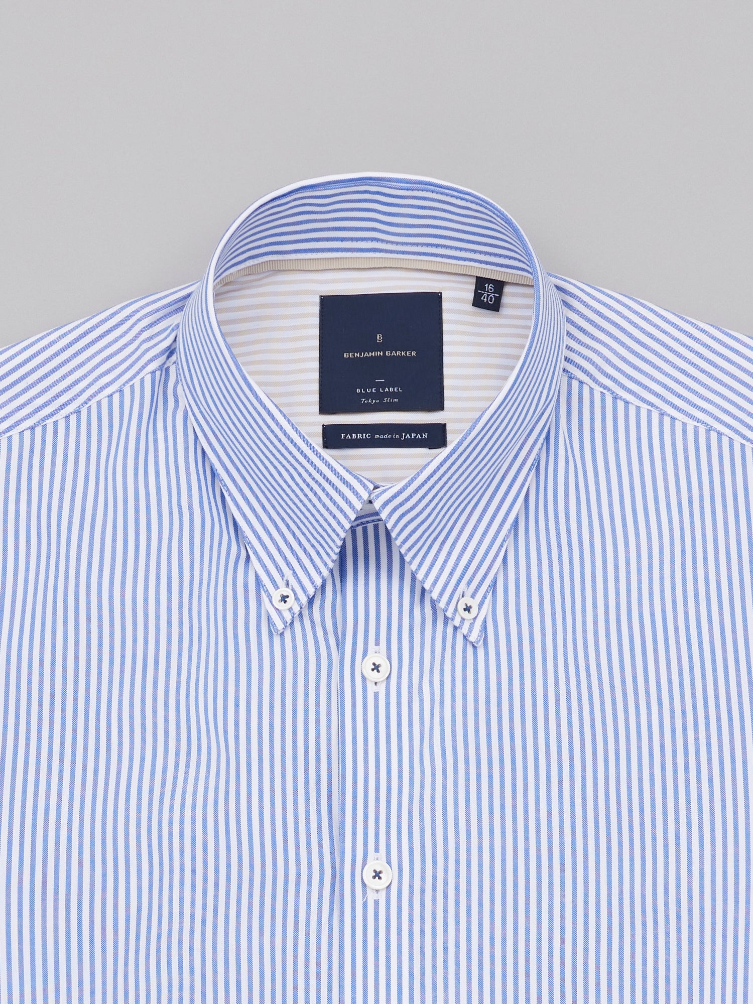 Koji Blue Tencel Stripe
