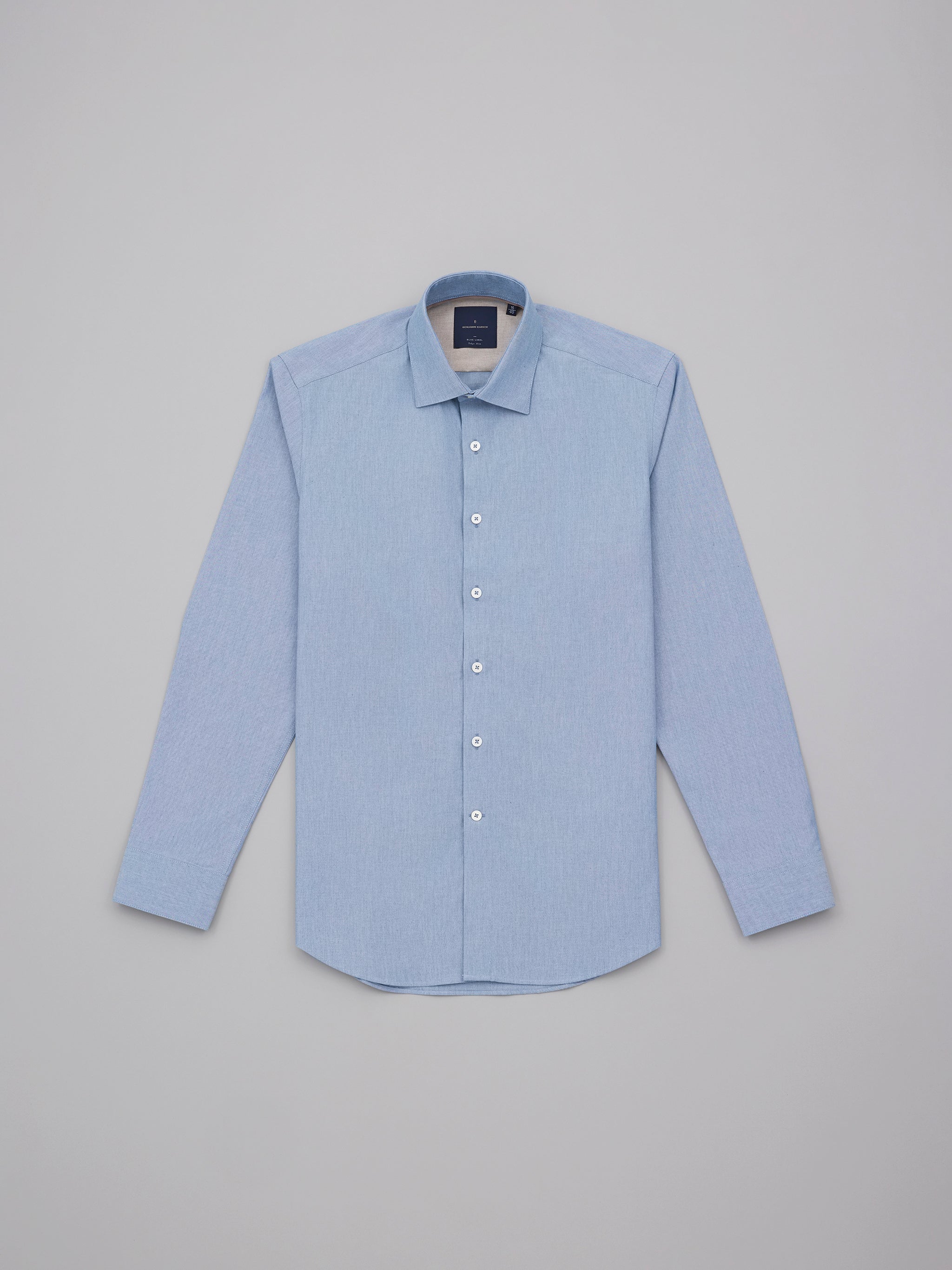 Nagaba Chambray Blue Oxford