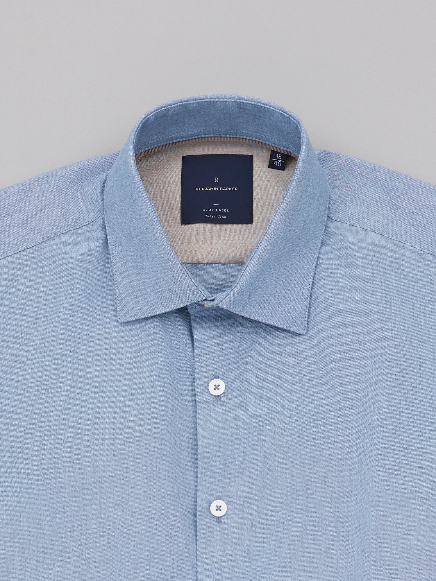 Nagaba Chambray Blue Oxford