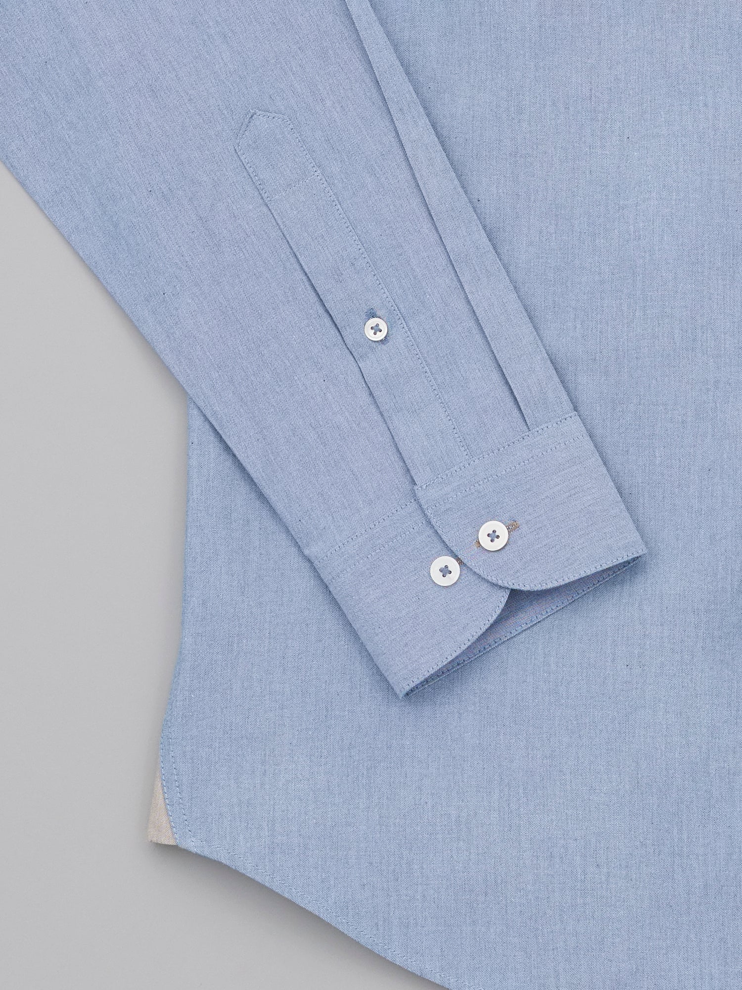 Nagaba Chambray Blue Oxford