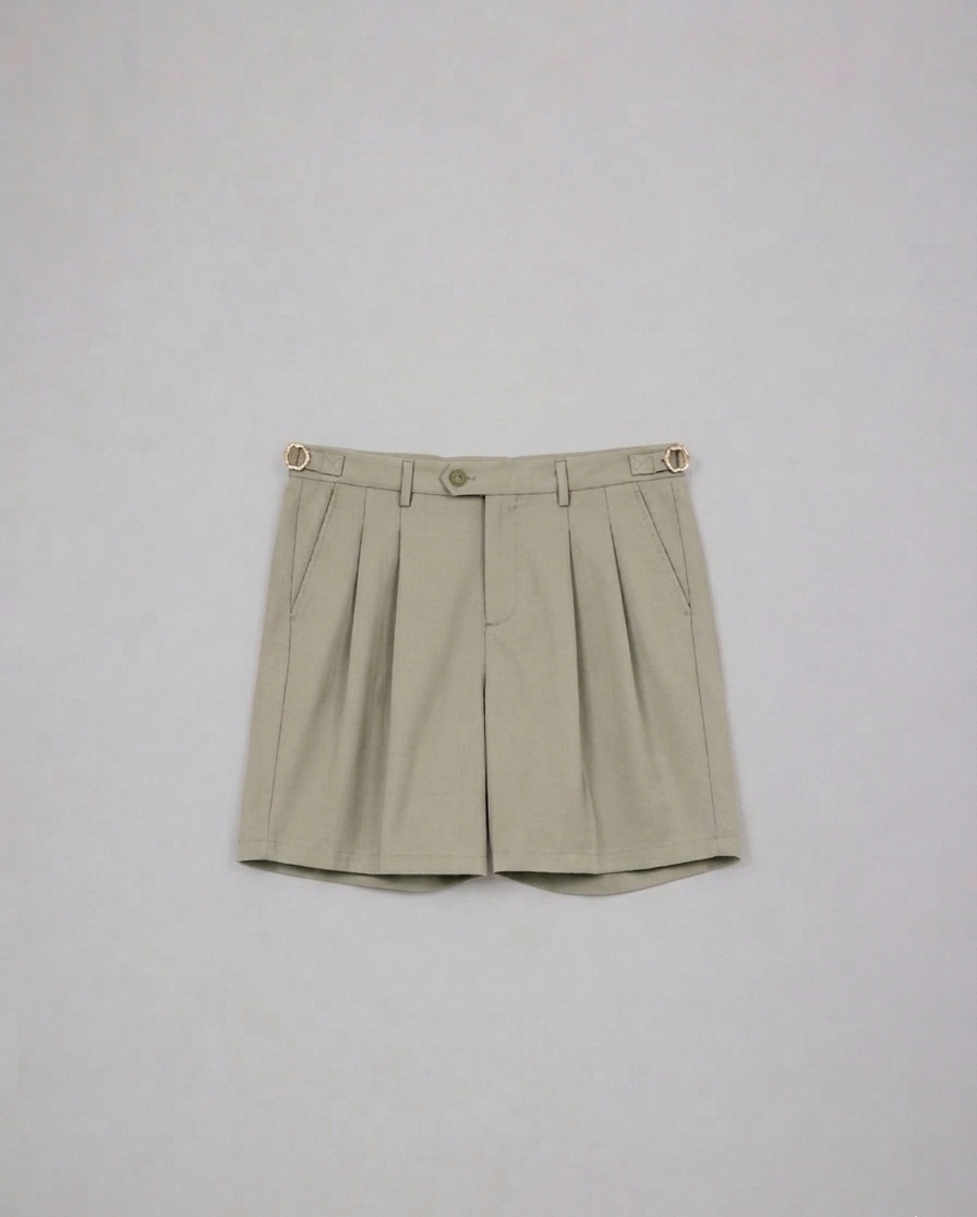 Motoji Washed Plaza Taupe Shorts