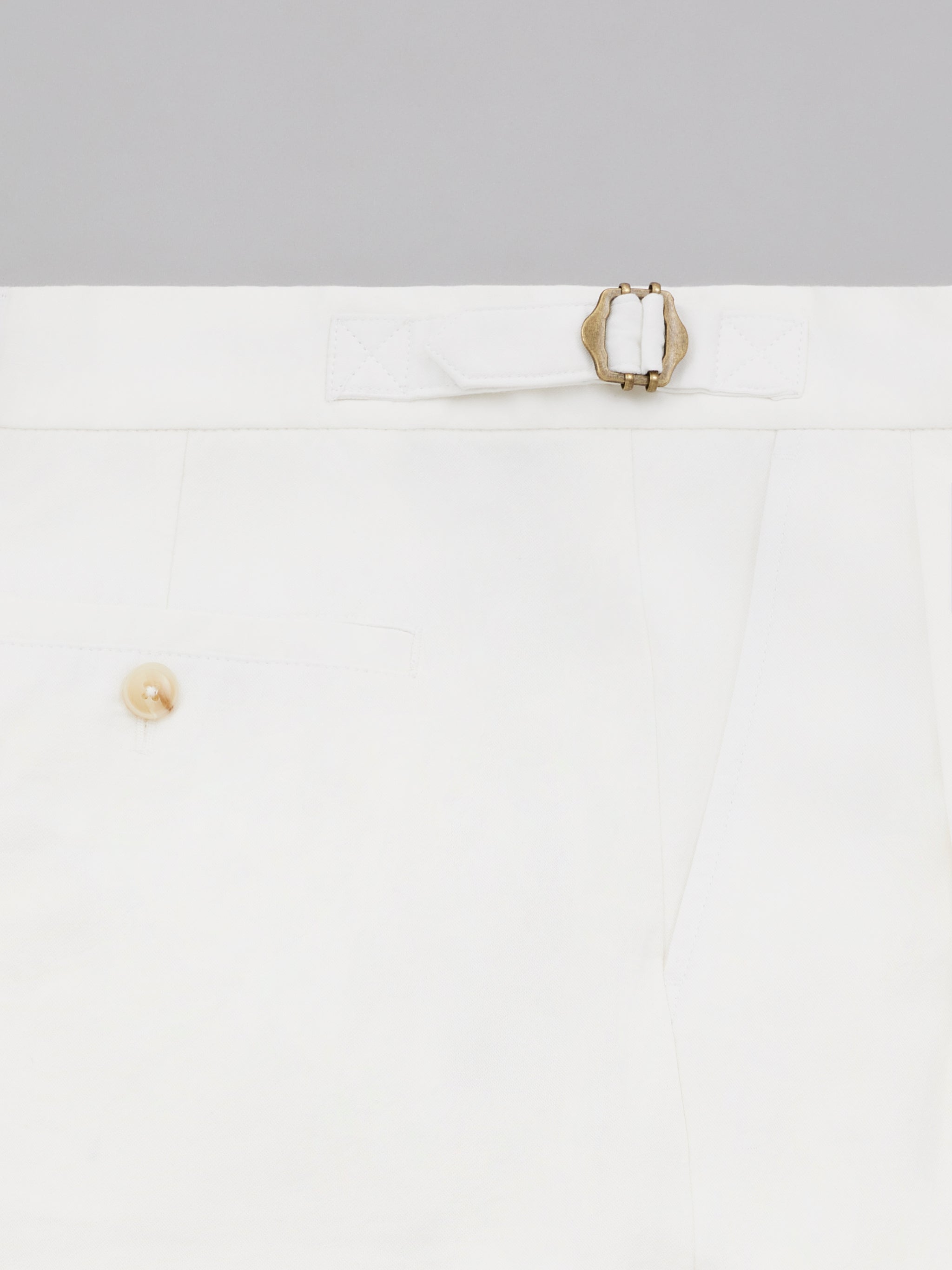 Motoji Washed Ivory Shorts