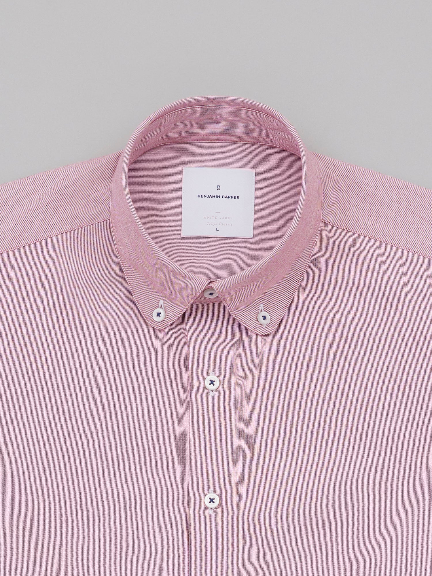 Exton Burgundy Pinstripe