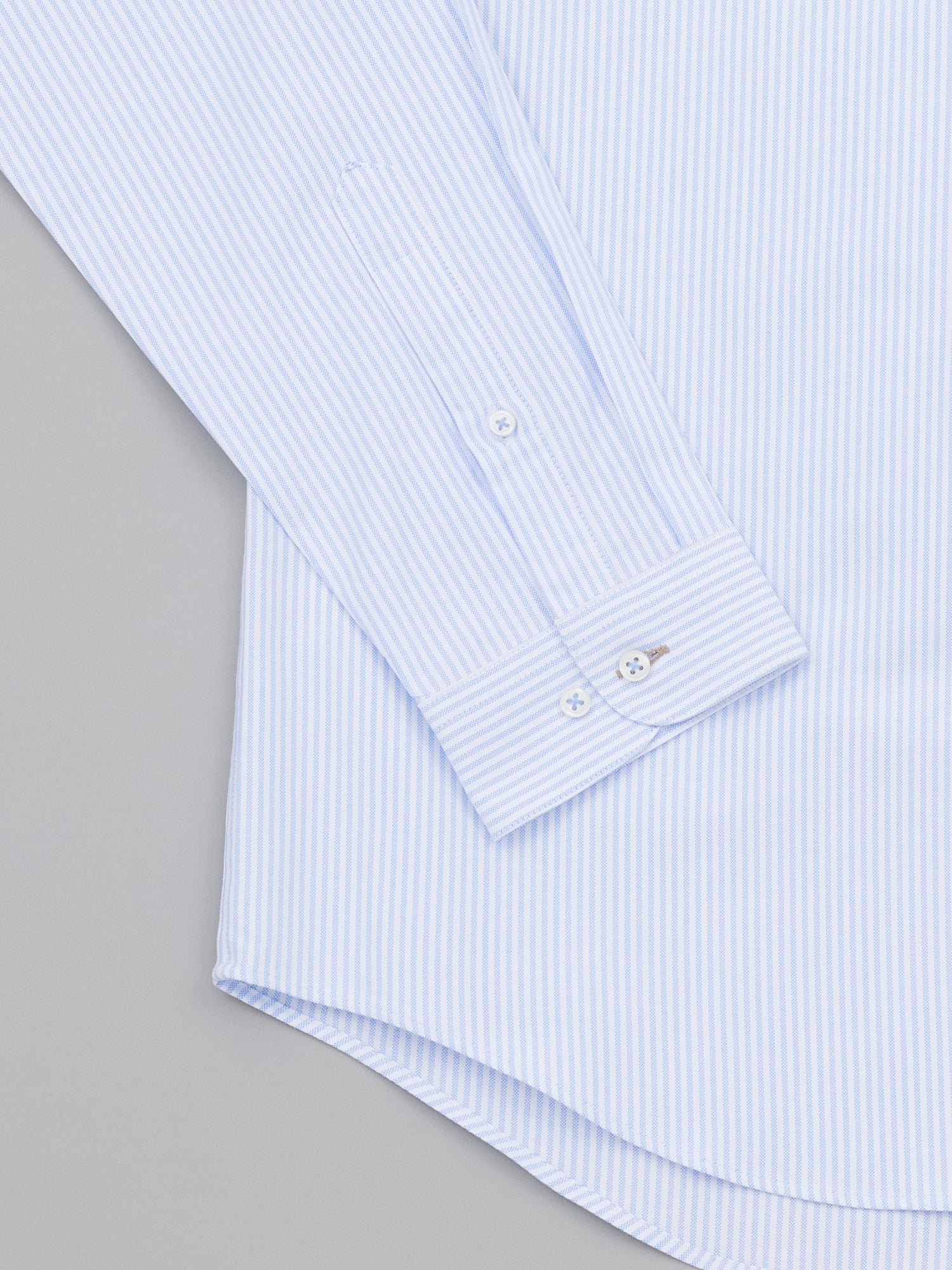Huntley Sky Blue Oxford Stripe