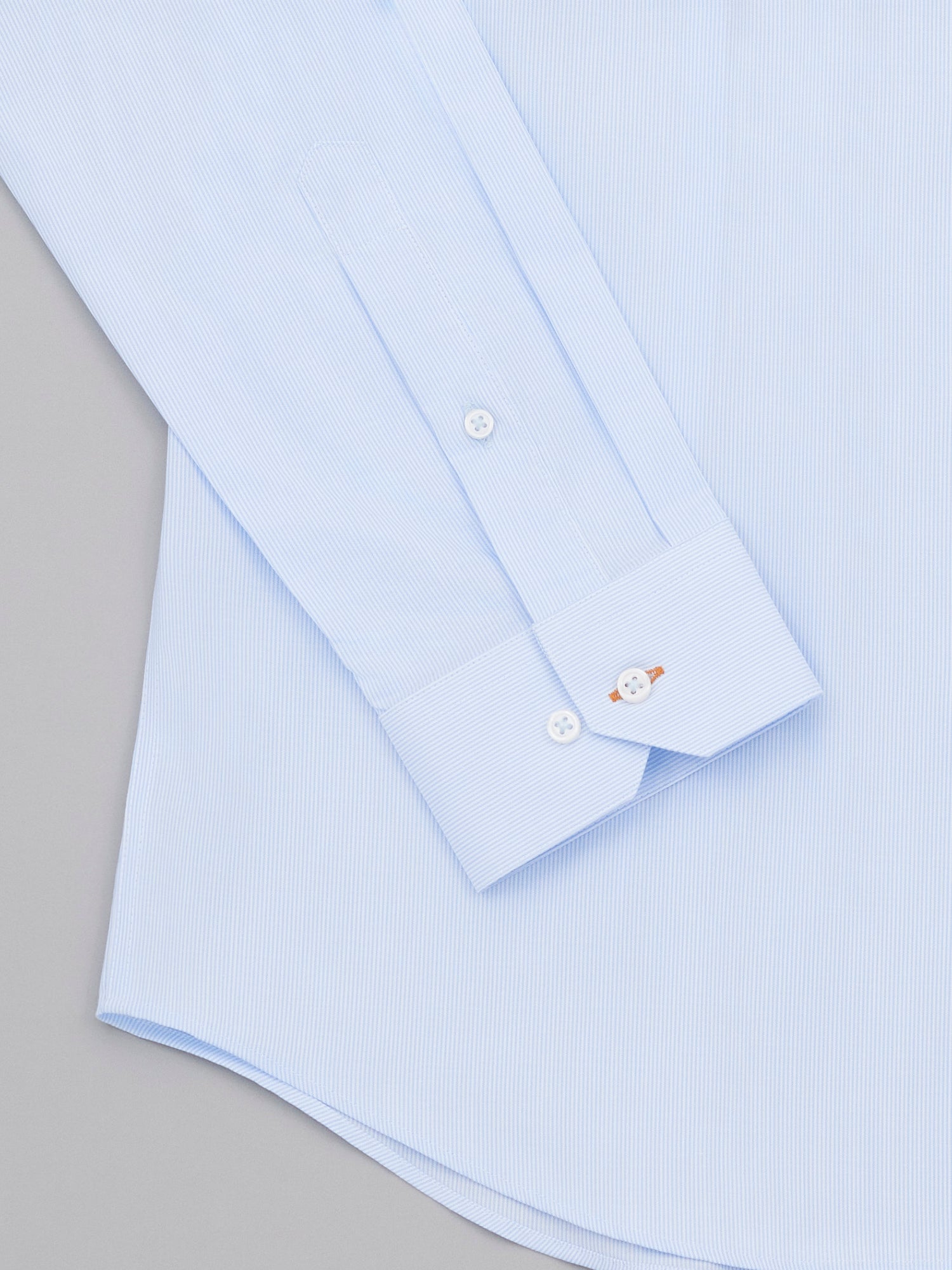 Instow Sky Blue Easy Care Pinstripe