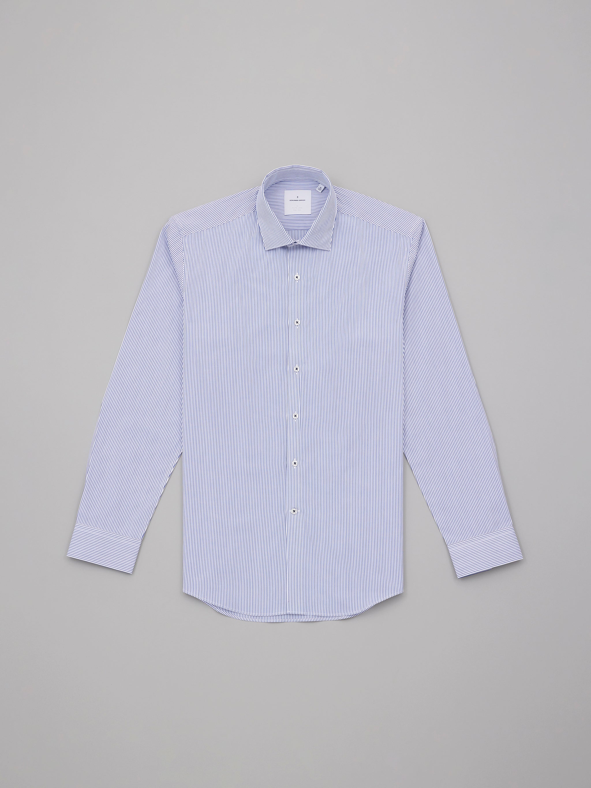 Clifden Classic Blue Pinstripe