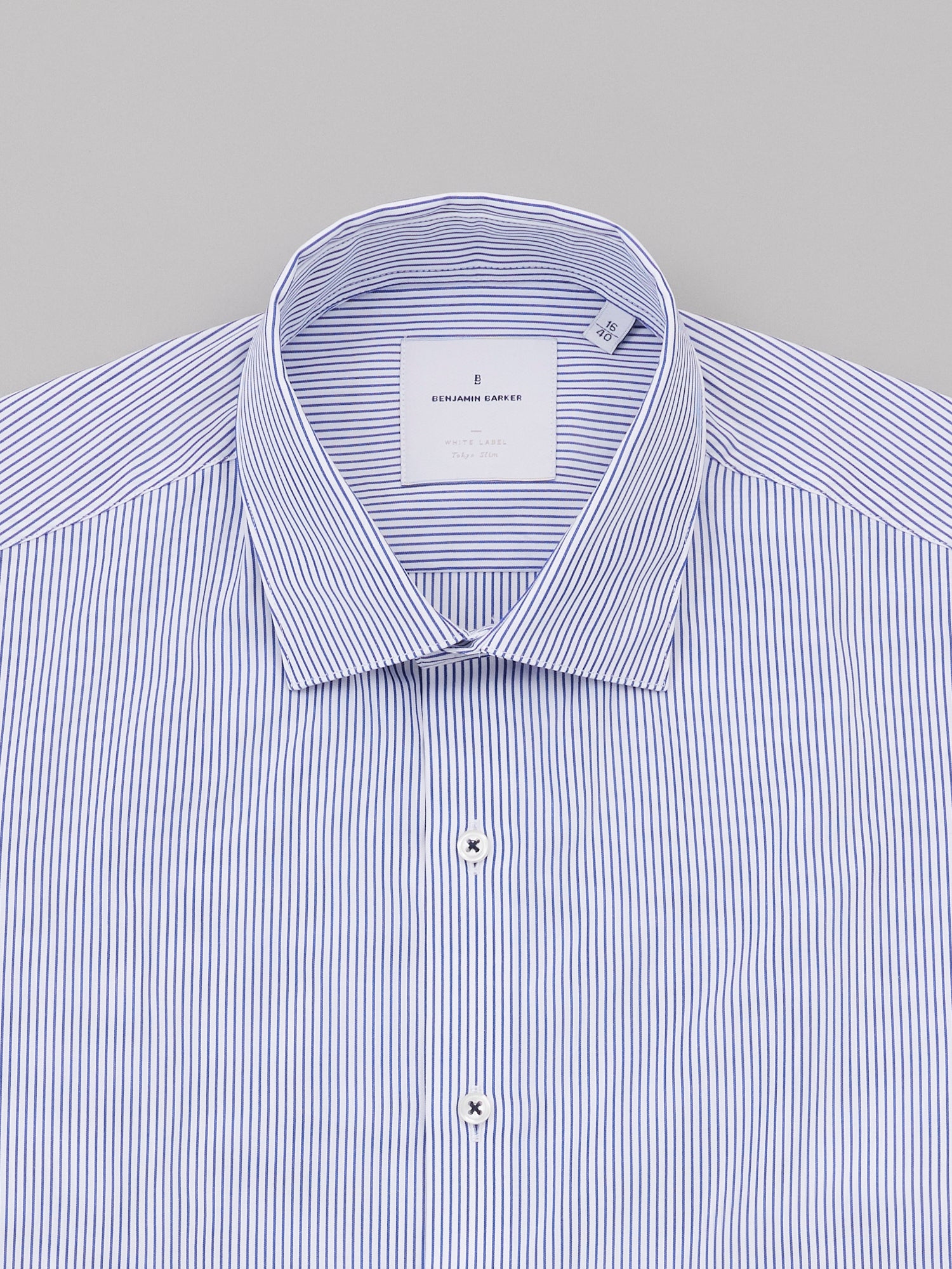 Clifden Classic Blue Pinstripe