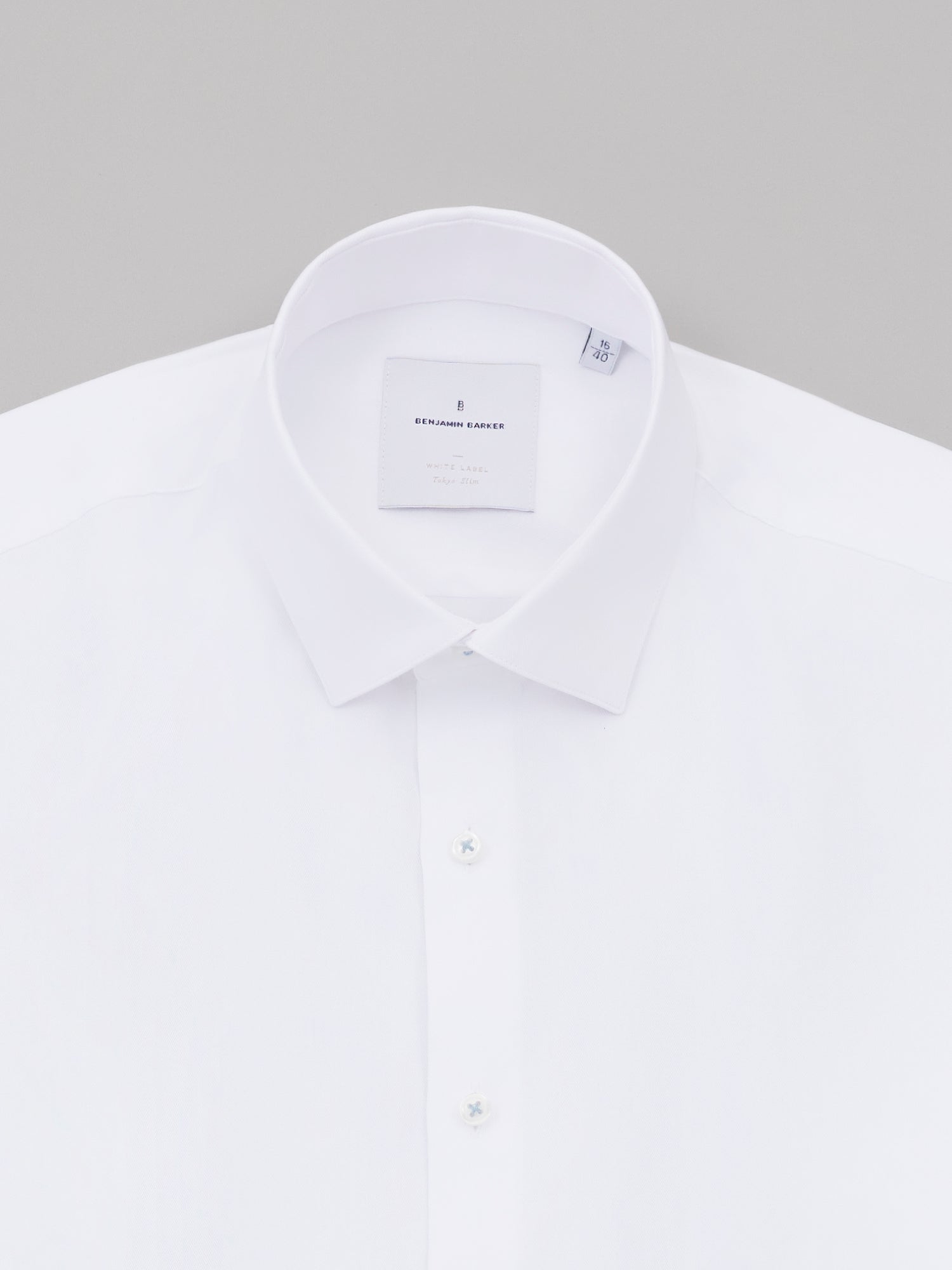 Aubert White Easy Care French Twill