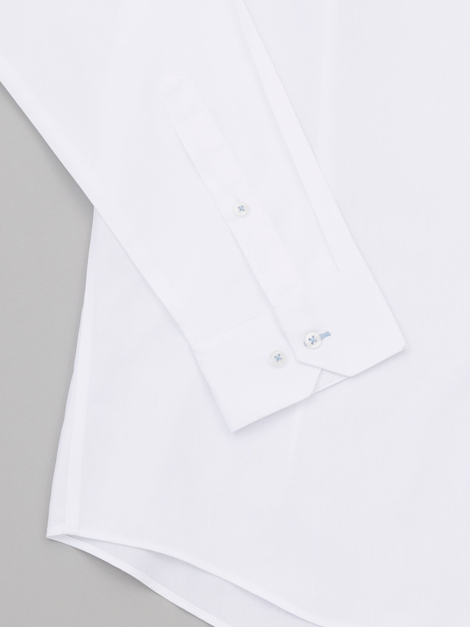 Aubert White Easy Care French Twill