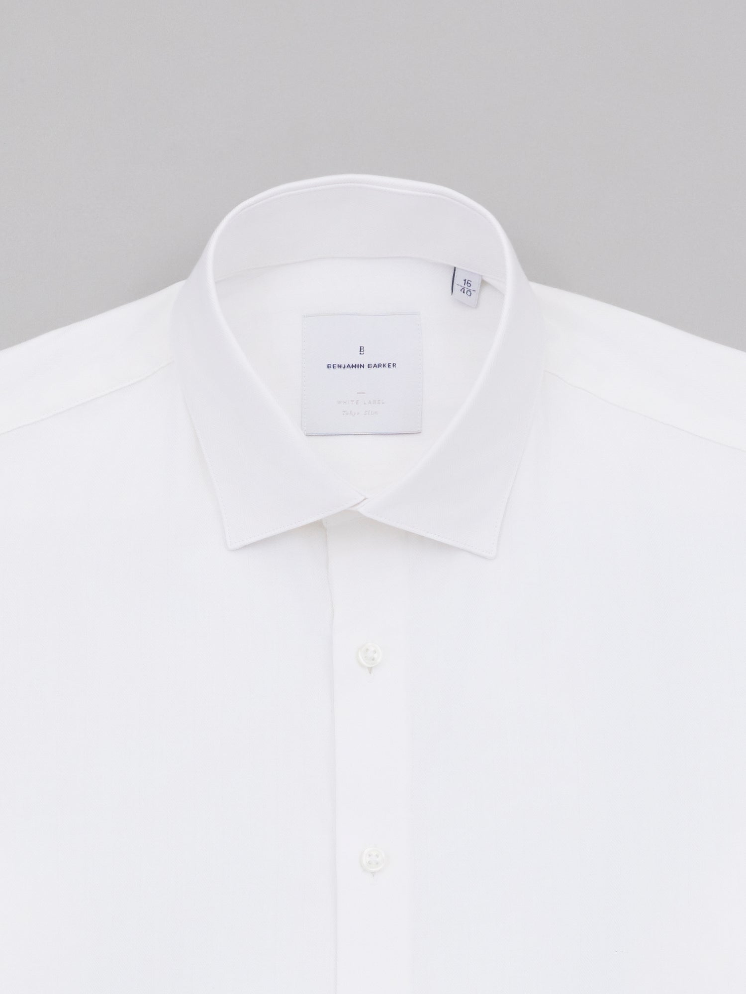 Larden White Herringbone